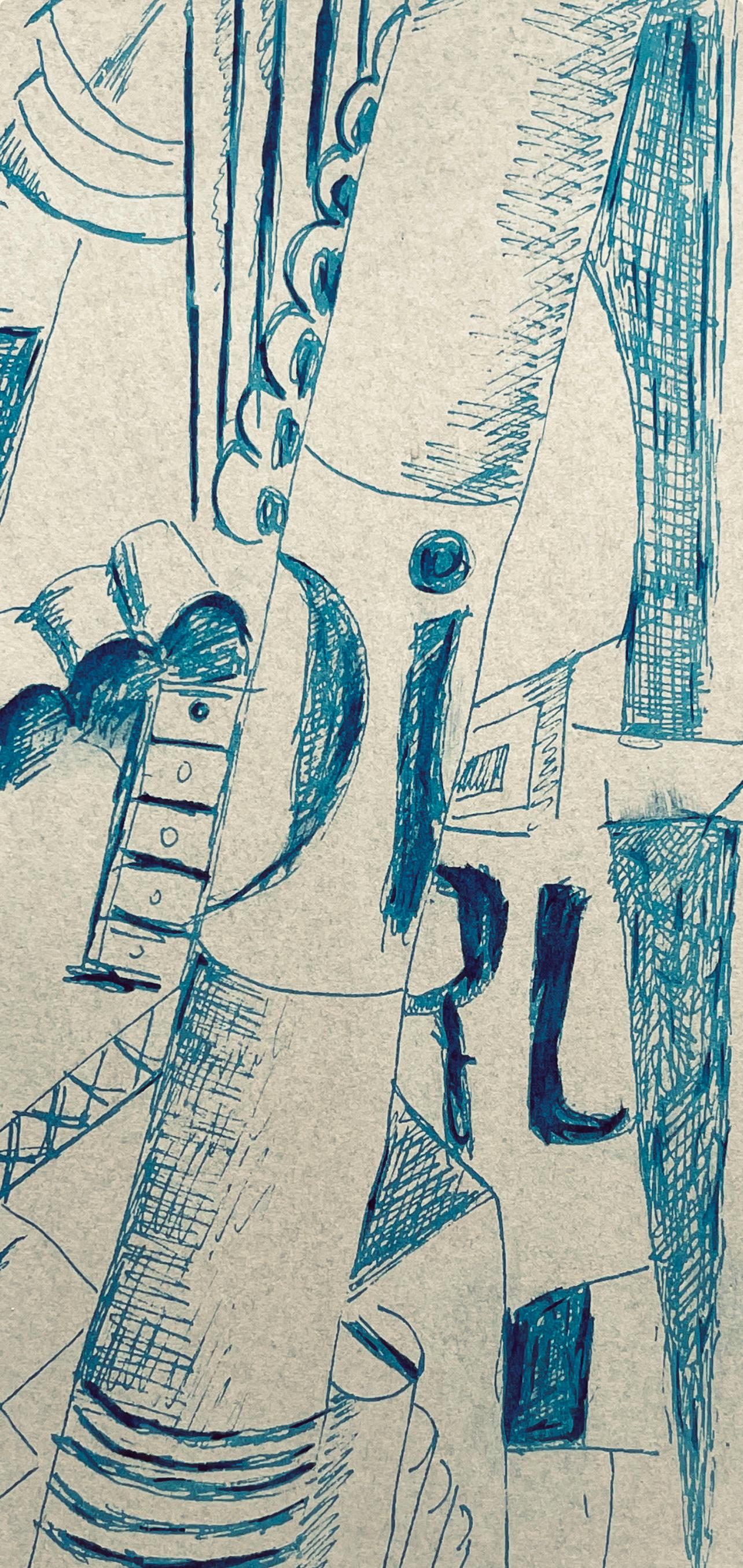 Fernand Léger, Intérieur d'Hôpital, Fernand Léger, Dessins de Guerre, Limited Edition Lithograph