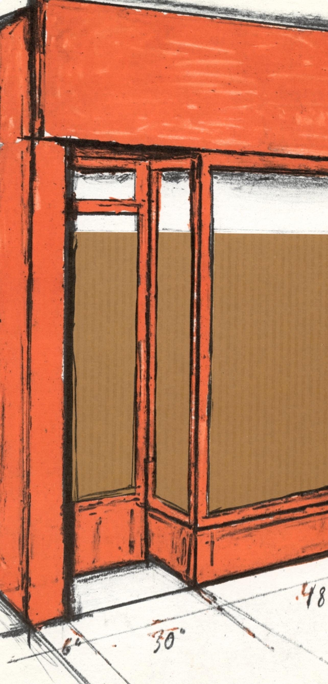 Christo and Jeanne-Claude, Composition, Ediciones Polígrafa, Redfern Gallery, Limited Edition Lithograph