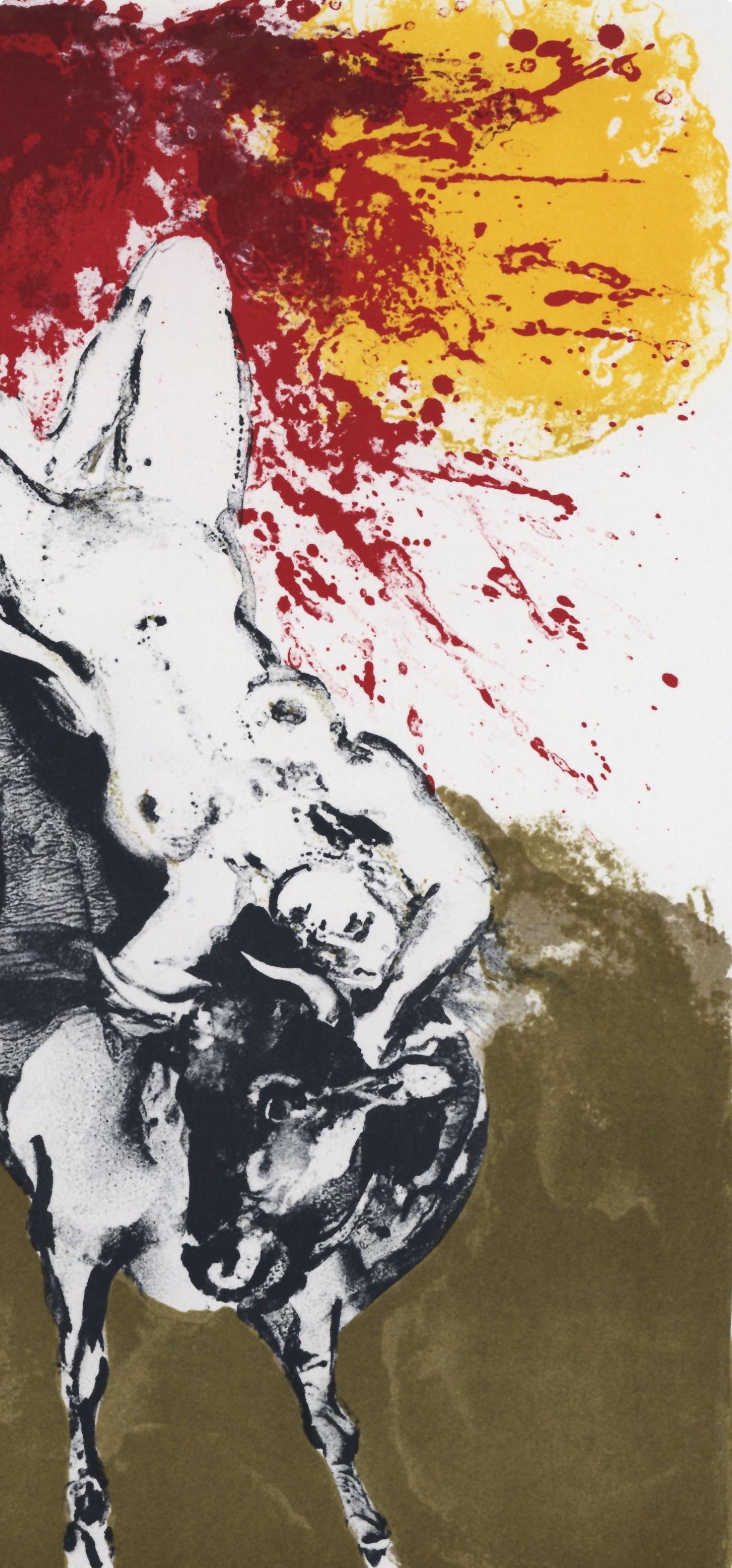 Walter Spitzer, Composition, L'Odyssée, Limited Edition Lithograph