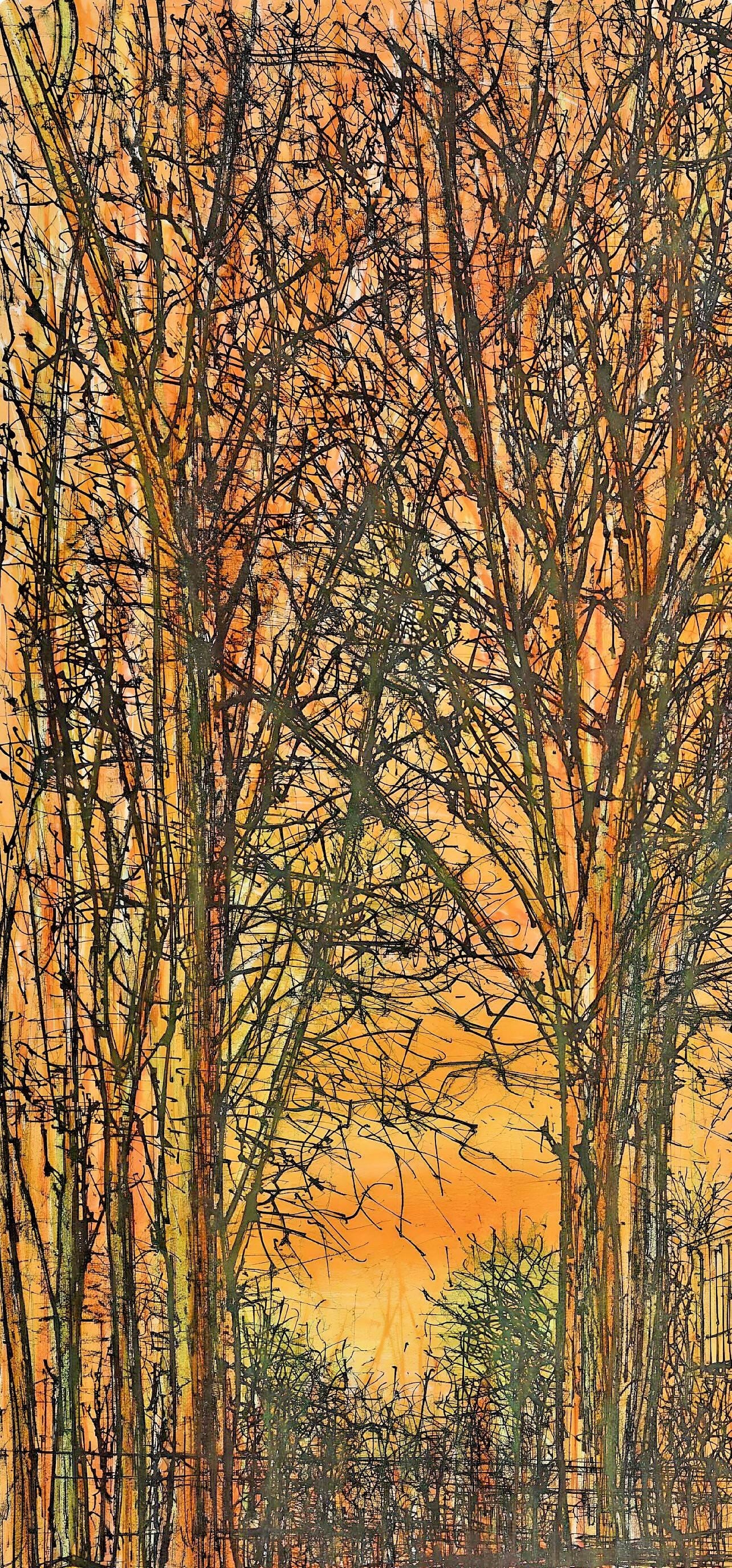 Jean Carzou, La Maison dans les arbres, Regards sur Paris, Limited Edition Lithograph