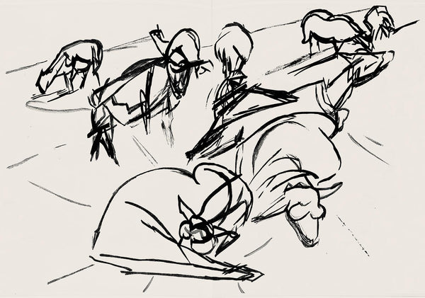 Jacques Villon, Composition (Ginestet/Pouillon 42-64), Hésiode, Les Travaux et les Jours, Limited Edition Etching