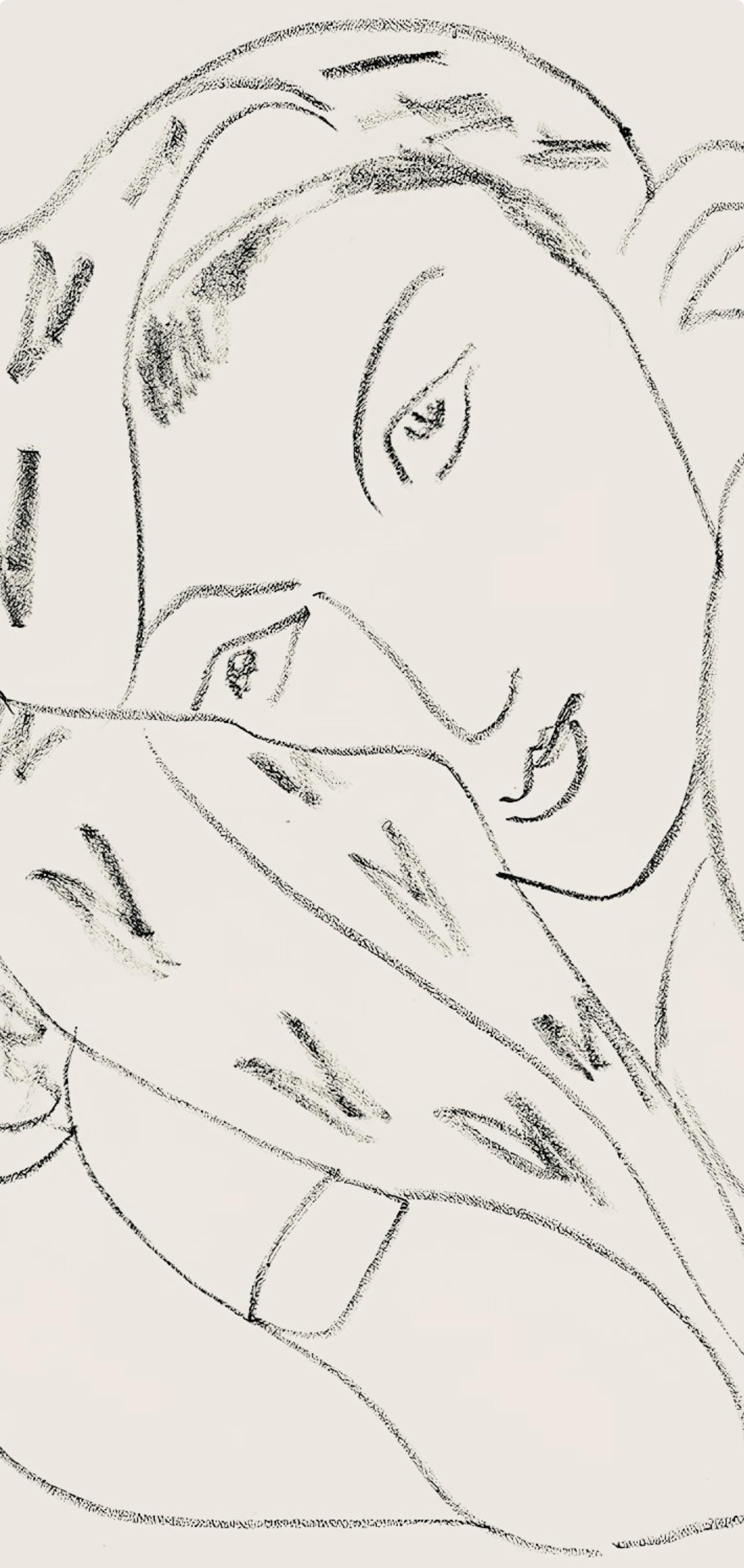 Henri Matisse, Série L, var. 11 (Duthuit 9), Henri Matisse, Dessins, Thèmes et variations, Limited Edition Lithograph