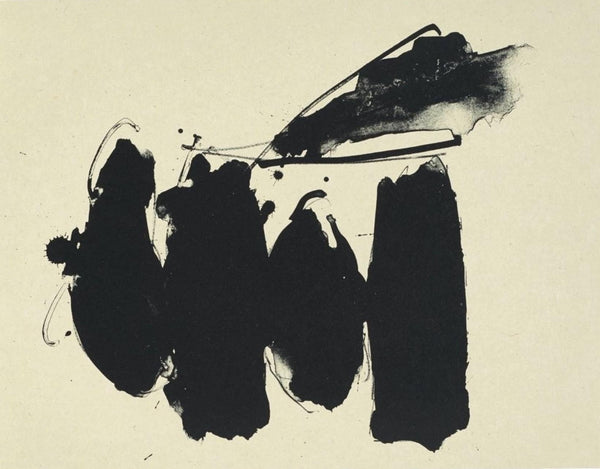 Robert Motherwell, Spanish Elegy (Belknap 354-380; Engberg/Banach 415-441), Three Poems, Limited Edition Lithograph