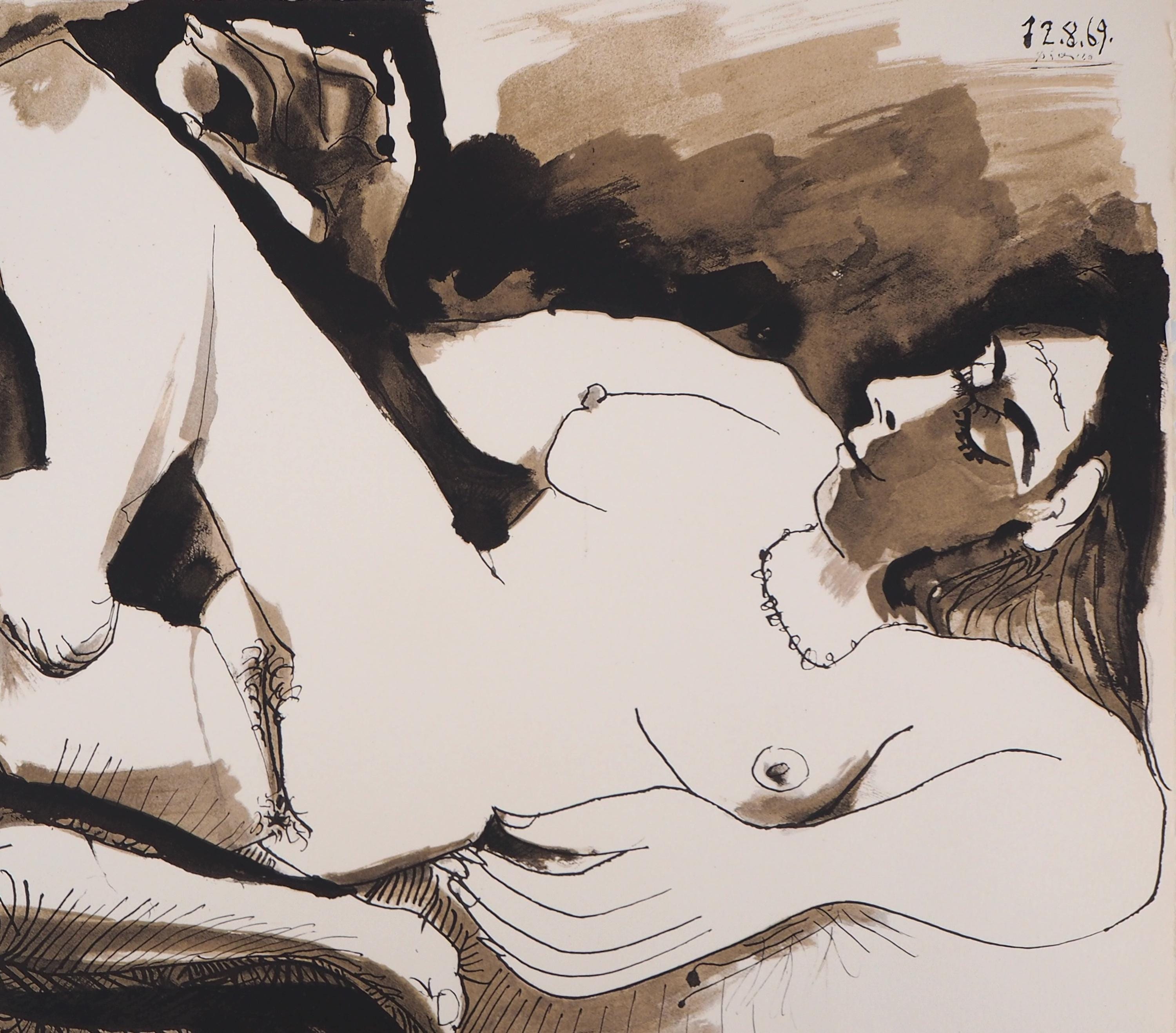 Pablo Picasso, Composition (Orozco 193-204), Au Baiser D'Avignon, Limited Edition Lithograph
