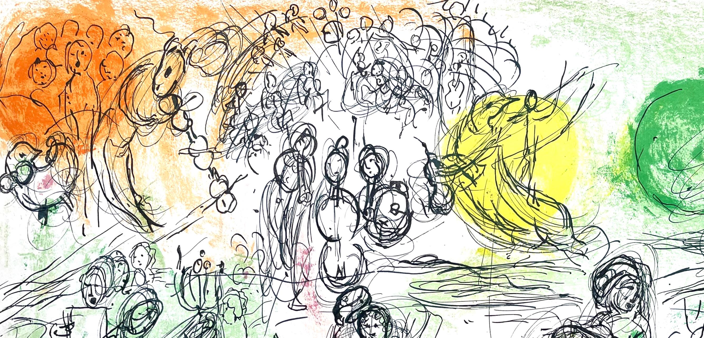 Marc Chagall, Composition (Cramer 33; Mourlot 176), Derrière le miroir, Limited Edition Lithograph