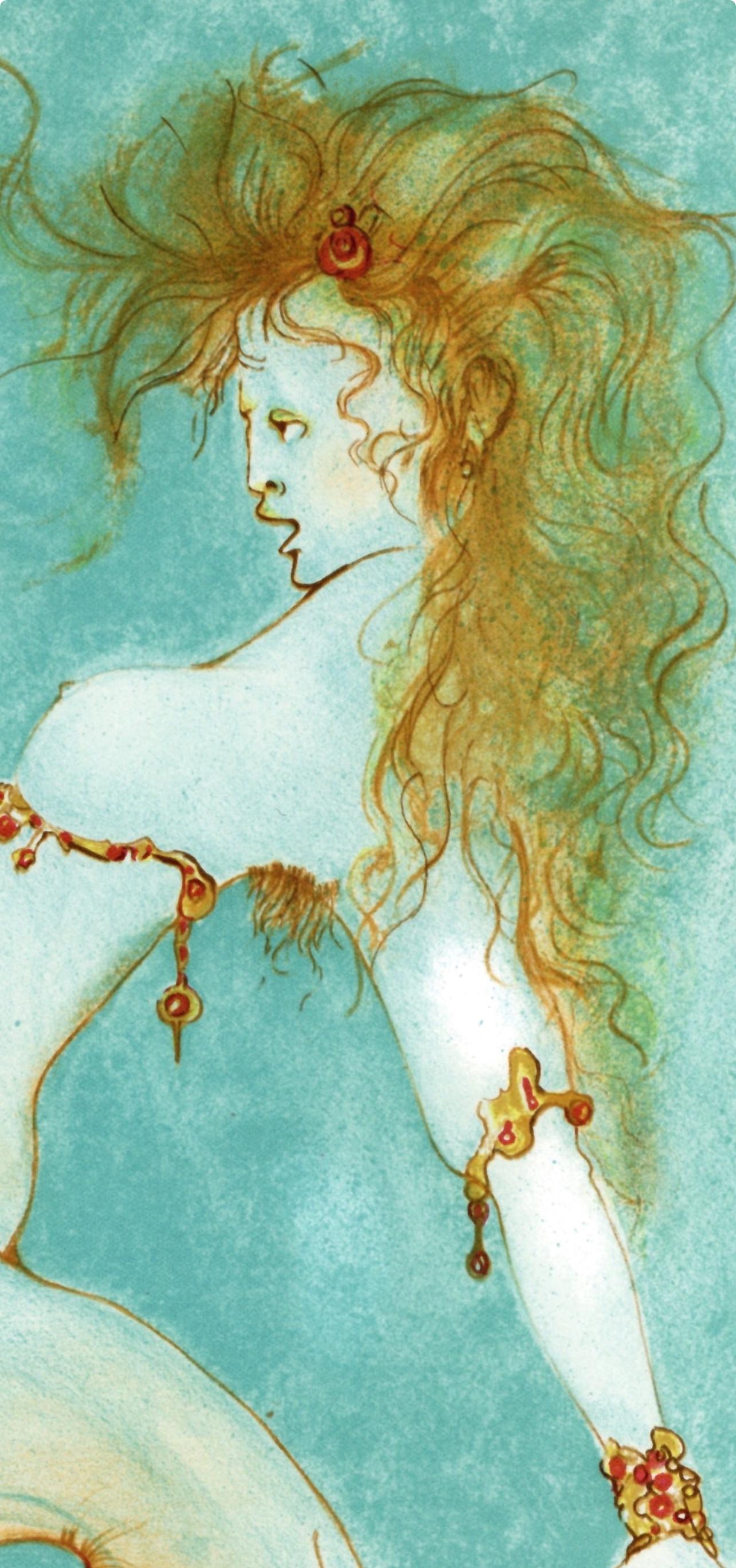 Léonor Fini, Composition, Variations sur l'imaginaire, Limited Edition Lithograph