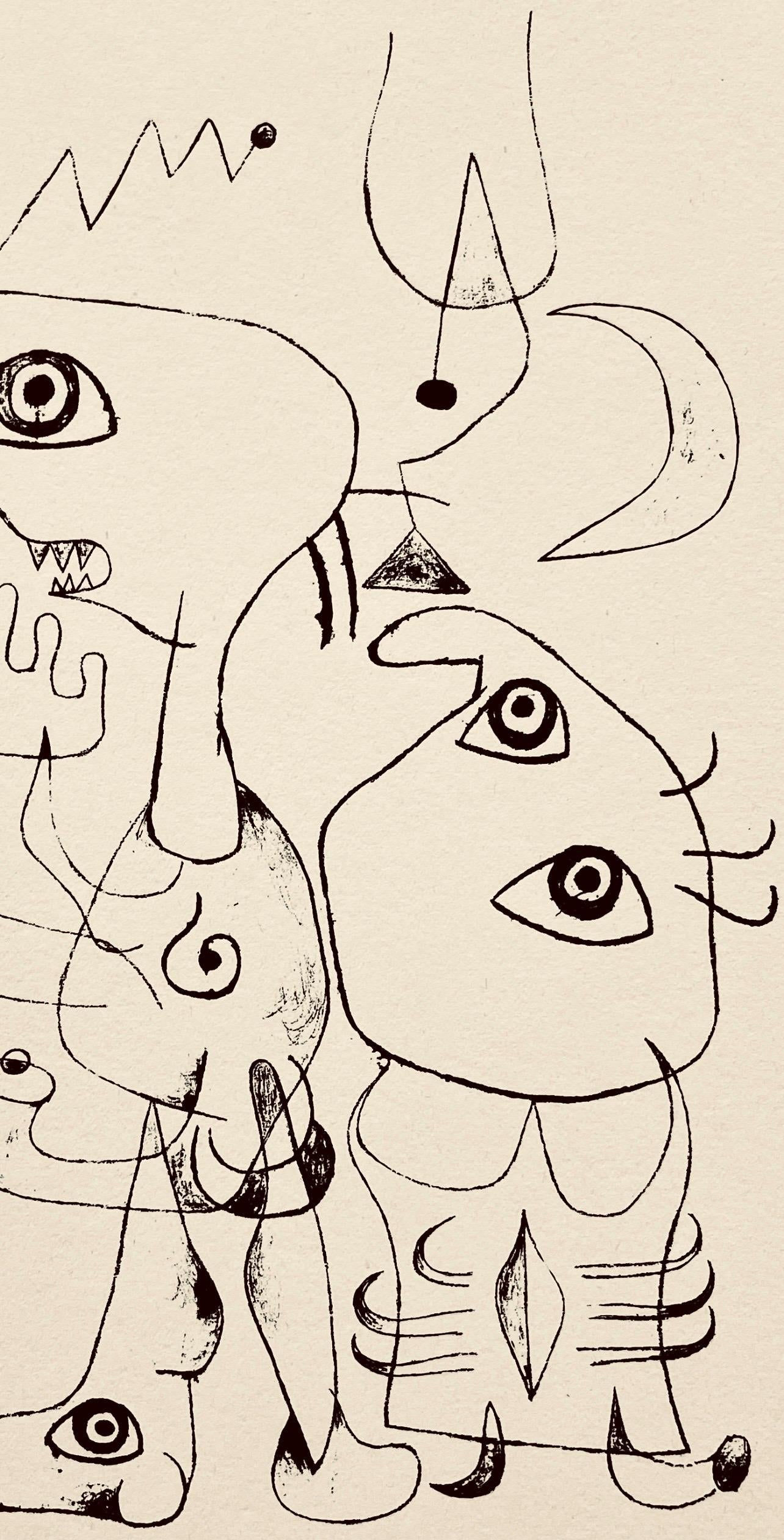 Joan Miró, Composition, The Prints of Joan Miro, Limited Edition Etching