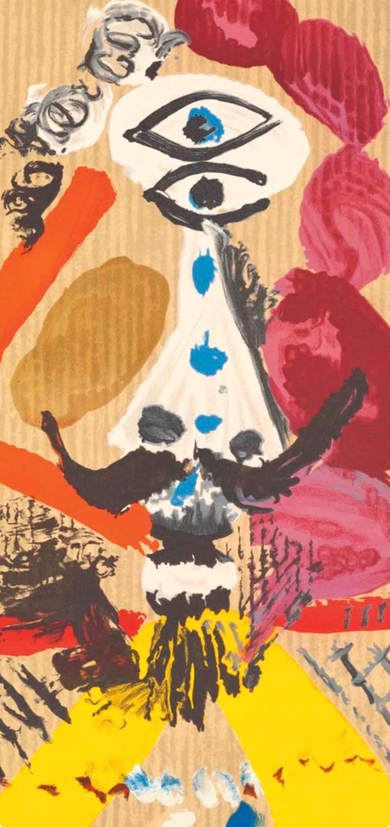 Pablo Picasso, Composition (Orozco 207-261), Vingt-Neuf Portraits Imaginaires, Limited Edition Lithograph