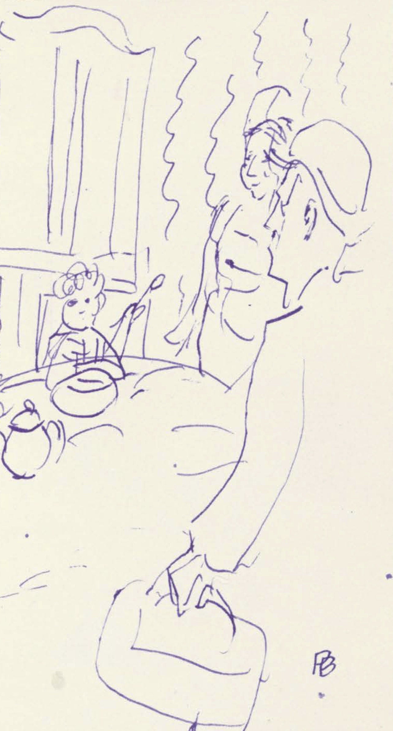 Pierre Bonnard, Composition (Terrasse 54), Pierre Bonnard Correspondences, Limited Edition Lithograph