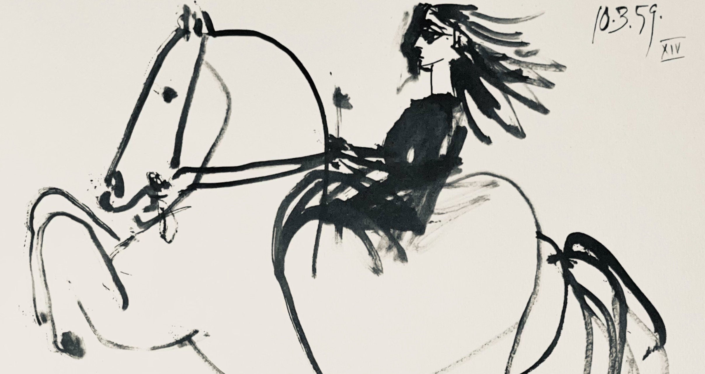 Pablo Picasso, Composition (Bloch 1276; Czwiklitzer 23), Toros y Toreros, Limited Edition Lithograph