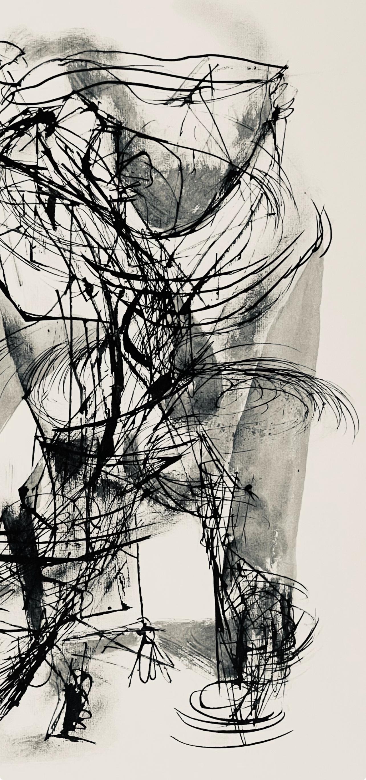 Abraham Rattner, Job, Limited Edition Lithograph