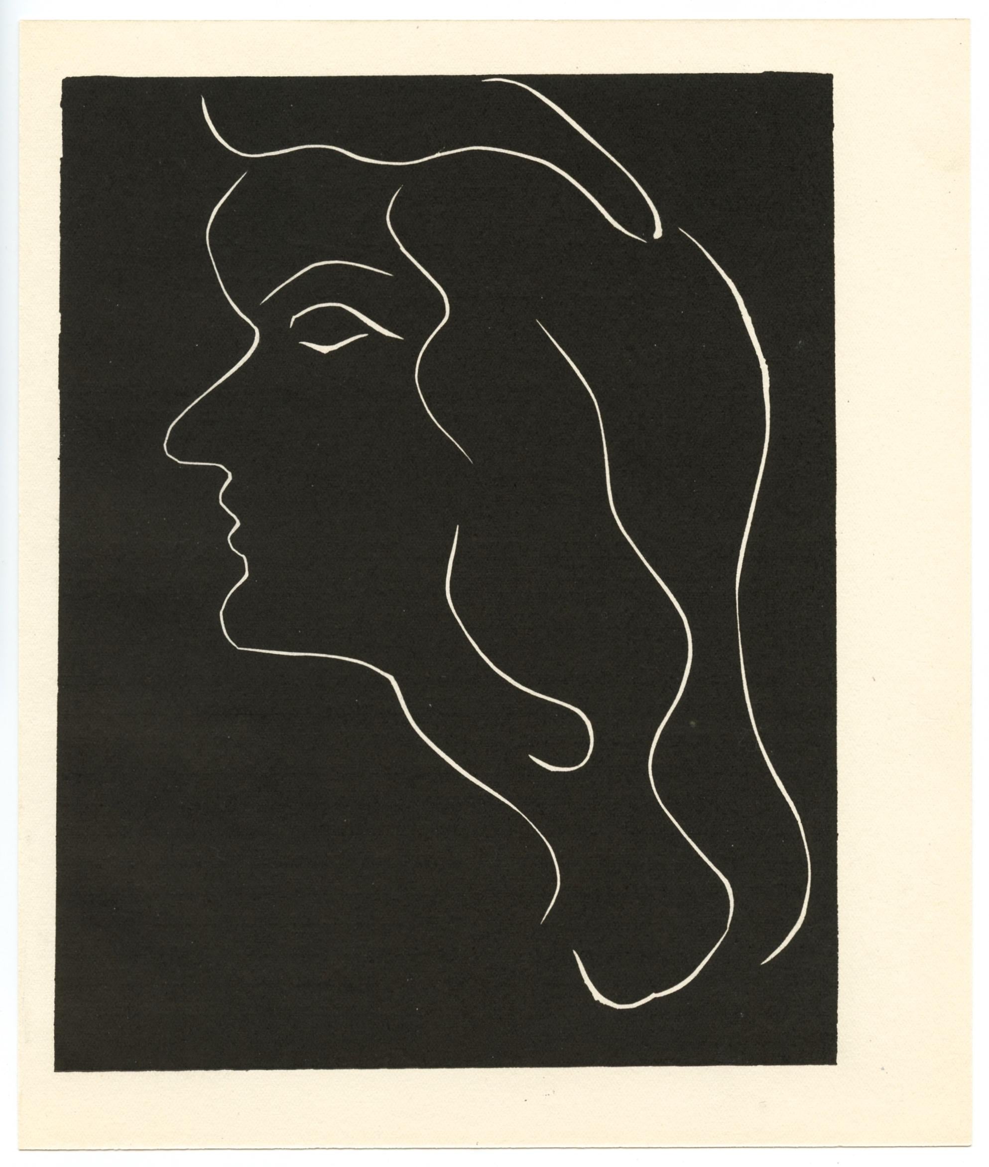Henri Matisse, Composition (Duthuit No. 17), Pierre à feu, Les Miroirs profonds, Limited Edition Woodcut