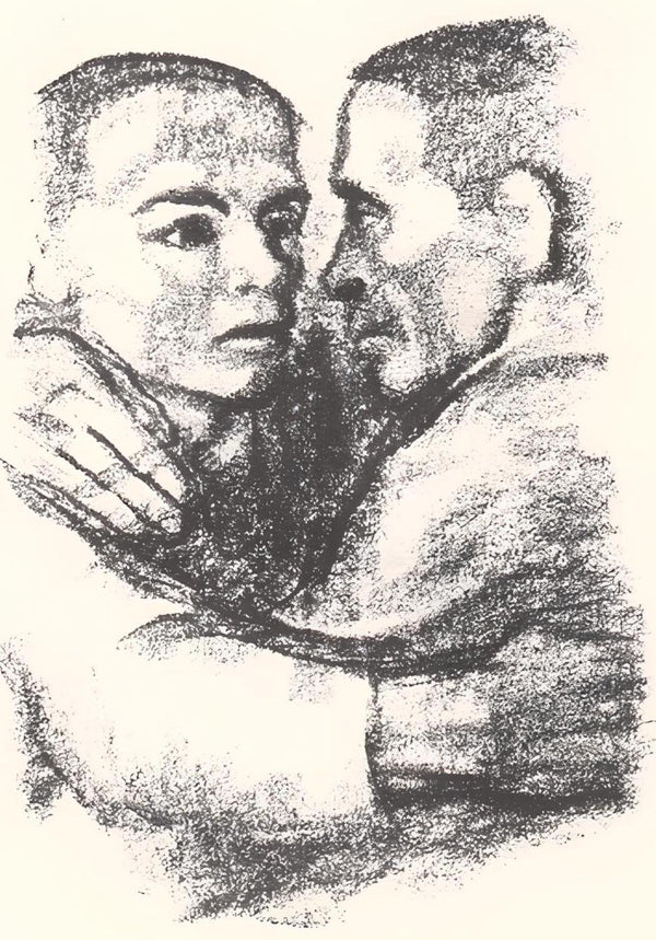 Käthe Kollwitz, Brotherhood (Verbrüderung), Limited Edition Lithograph