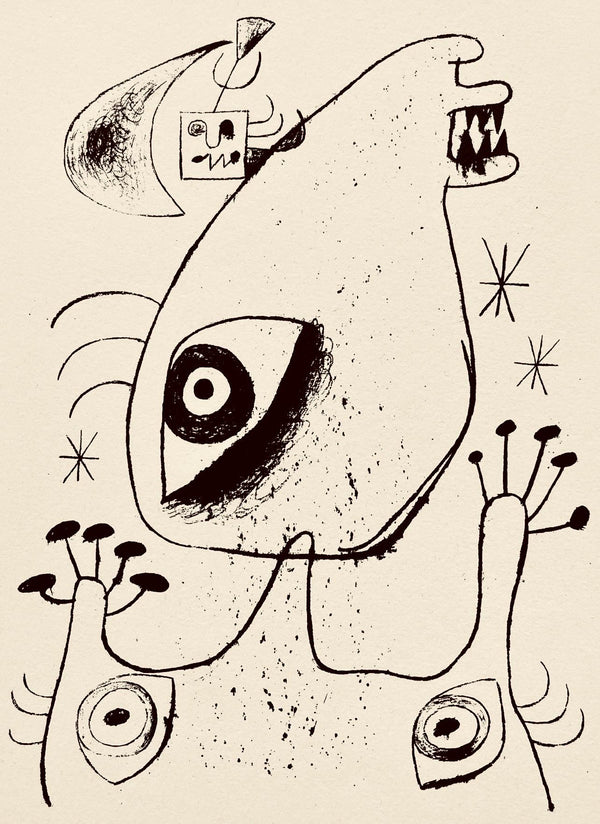 Joan Miró, Composition, The Prints of Joan Miro, Limited Edition Etching