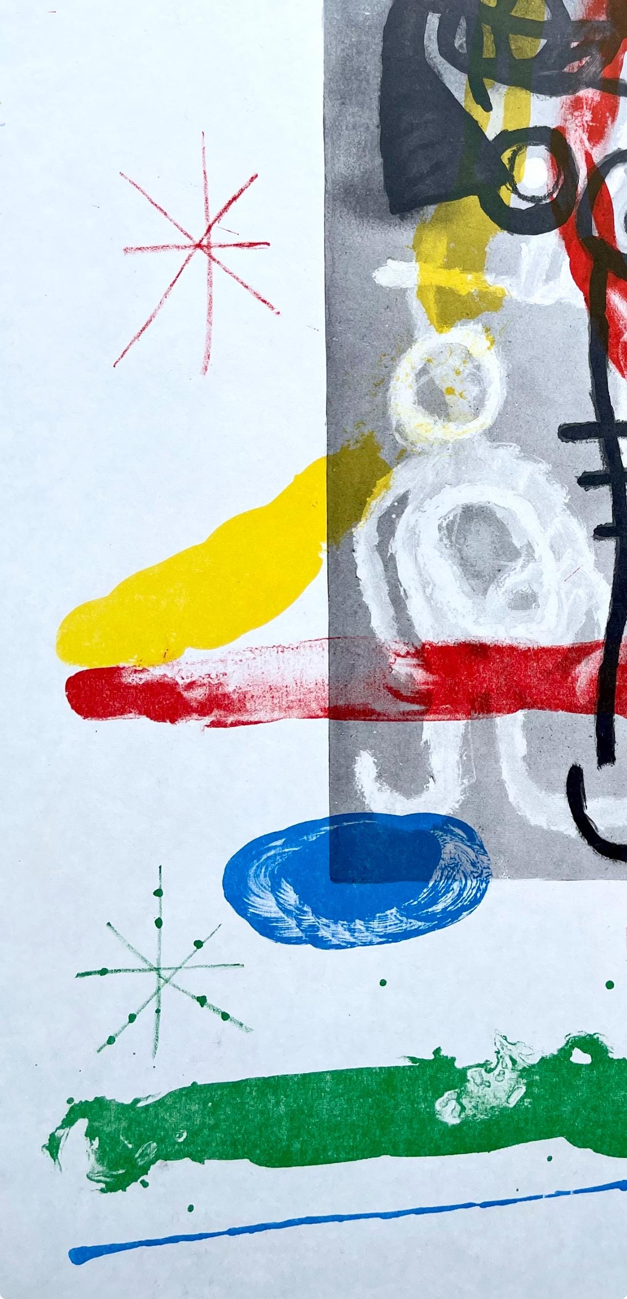 Joan Miró, Composition (Cramer 102; Mourlot 428-449), Derrière le miroir, Limited Edition Lithograph