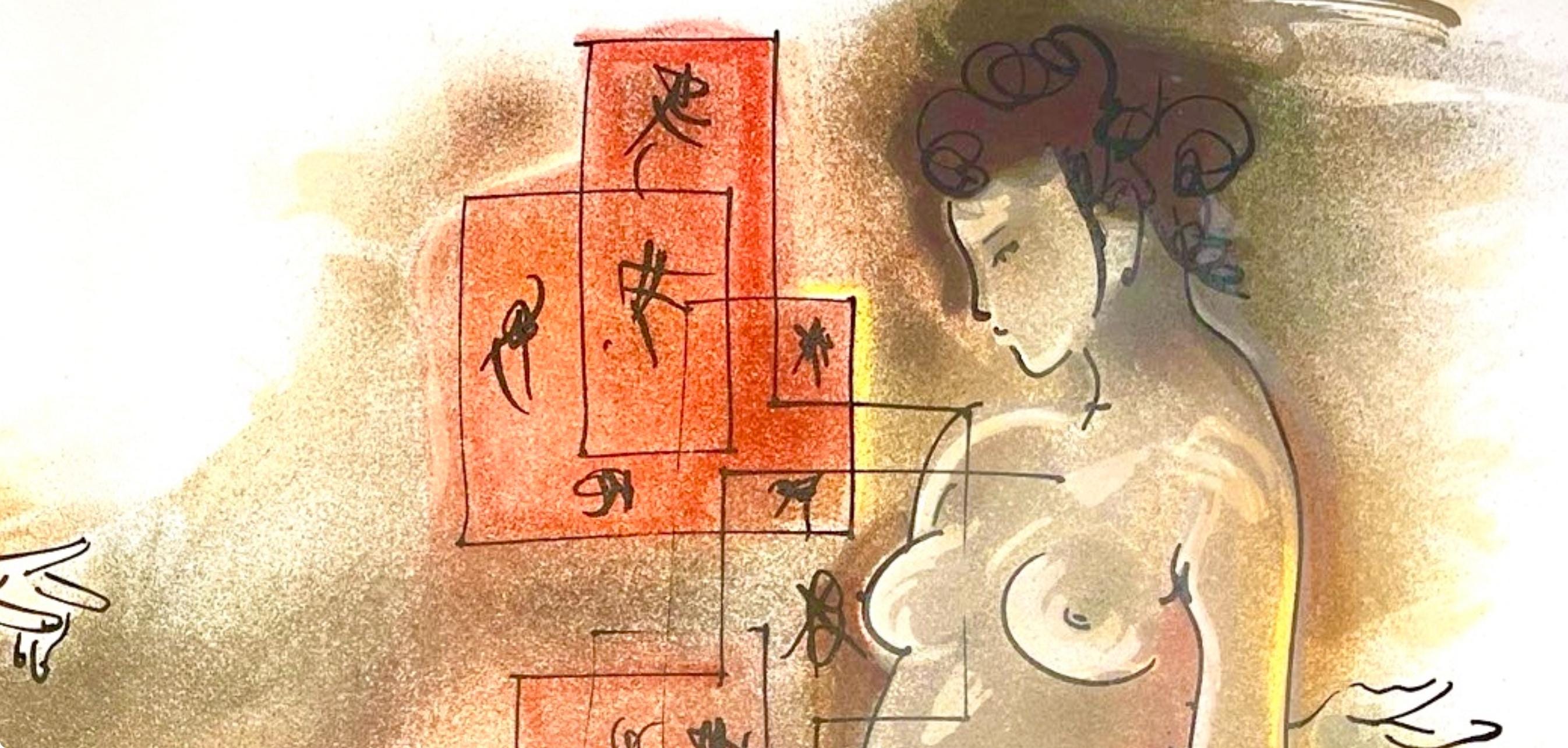 Hans Erni, Composition, Réflexions Simples Sur Le Corps, Limited Edition Lithograph