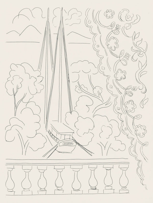 Henri Matisse, Les Fenêtres (Windows), Poésies, Limited Edition Lithograph