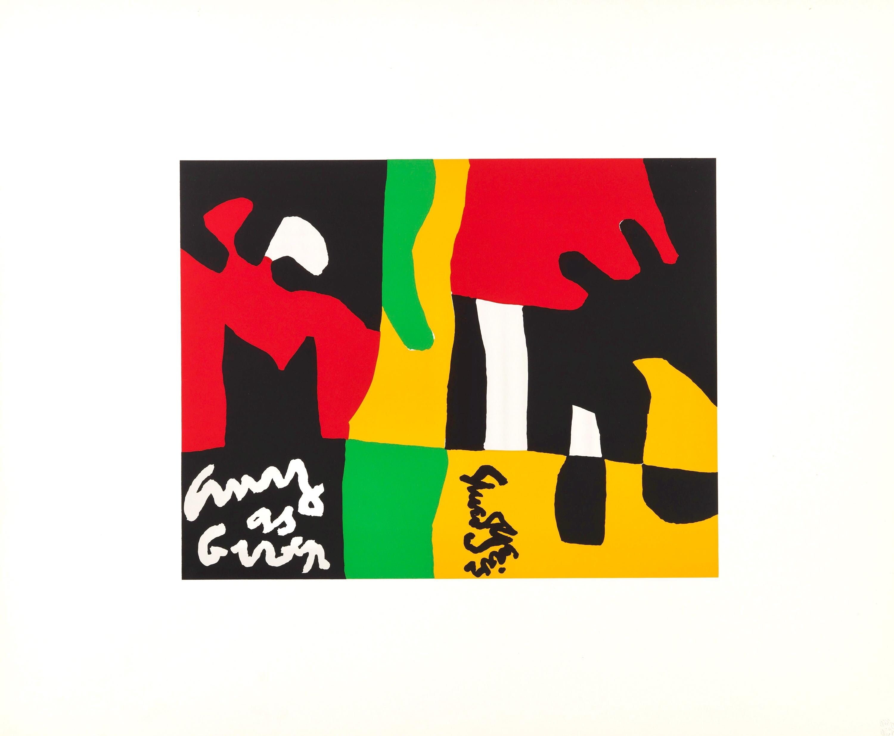 Stuart Davis, Composition (Cole/Myers 79), X + X, Ten Works by Ten Painters, Limited Edition Silkscreen