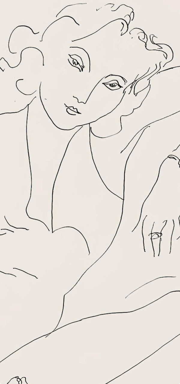 Henri Matisse, Série B, var. 5 (Duthuit 9), Henri Matisse, Dessins, Thèmes et variations, Limited Edition Lithograph