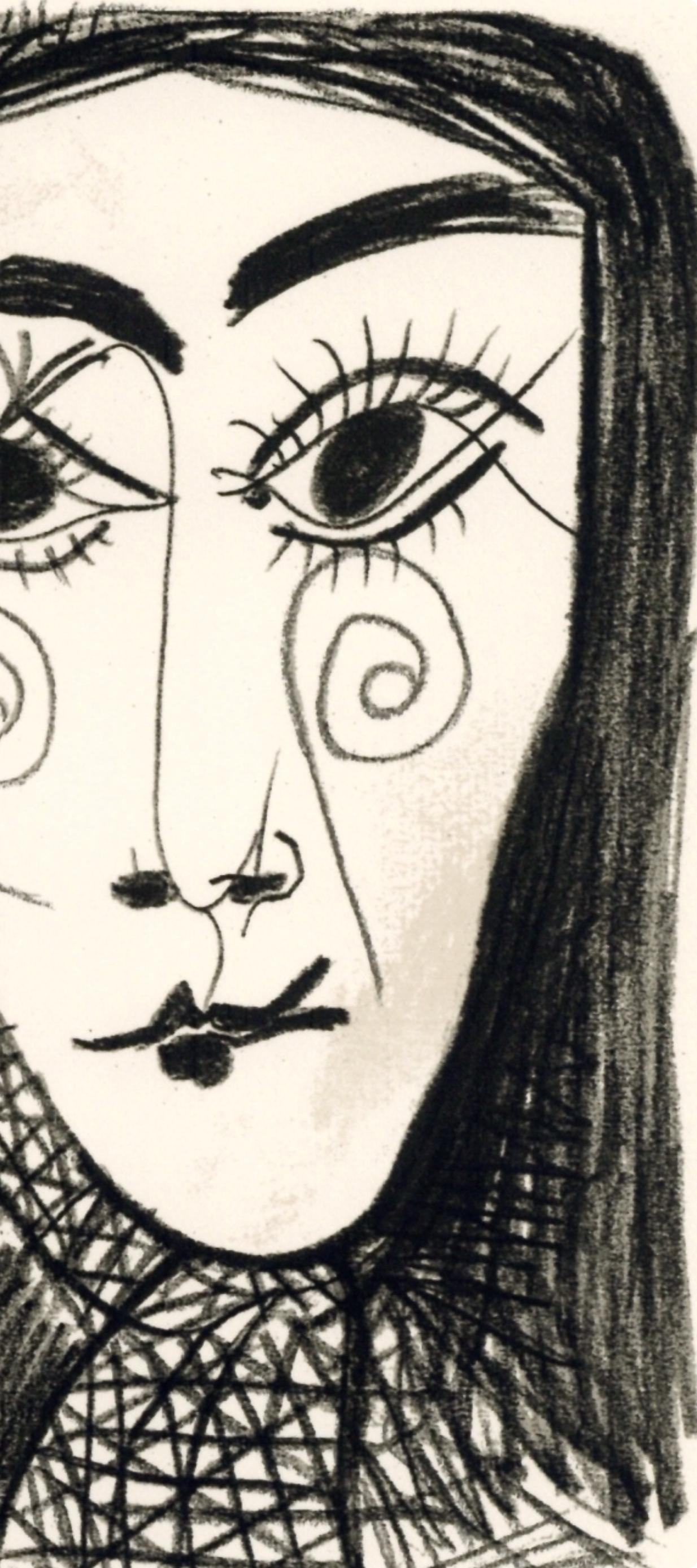 Pablo Picasso, Composition, Le Goût du Bonheur (Cramer 148; Bloch 2013), Limited Edition Mixed Media Lithograph