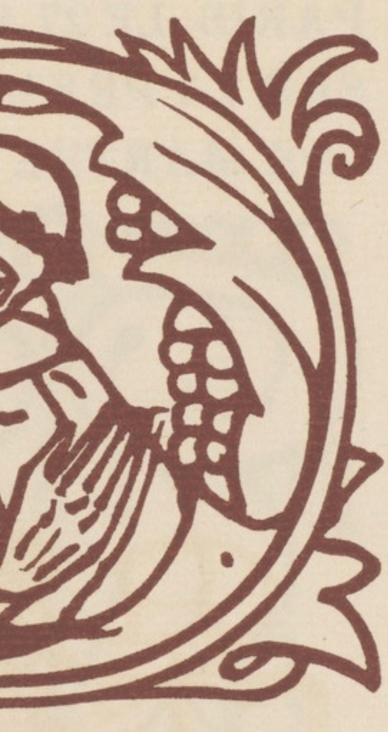 Émile Bernard, Composition (Morane, No. 100), Les Petites Fleurs de St. Françoise, Limited Edition Woodcut