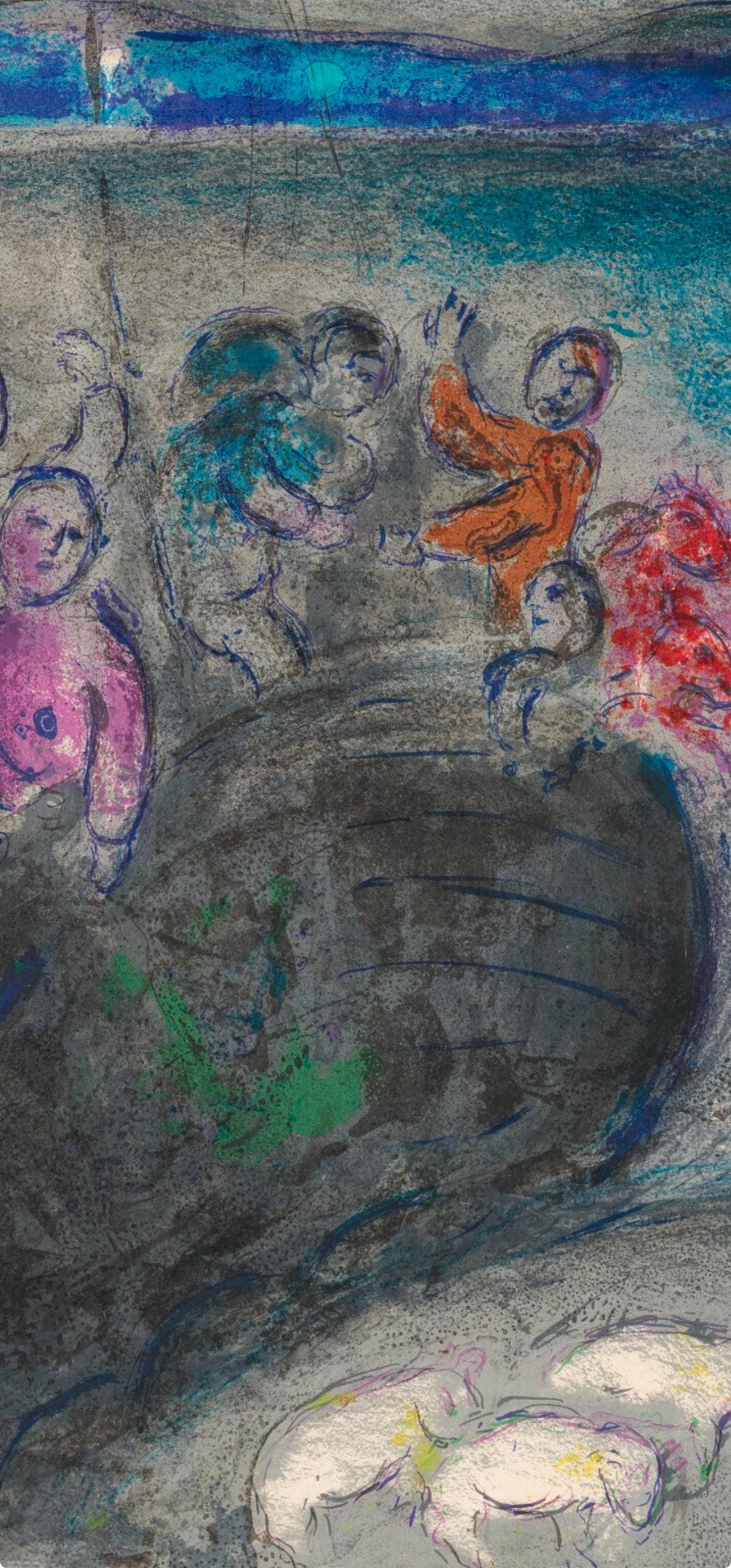Marc Chagall, Le Songe du Capitaine Bryaxis, Daphnis et Chloé, Limited Edition Héliogravure