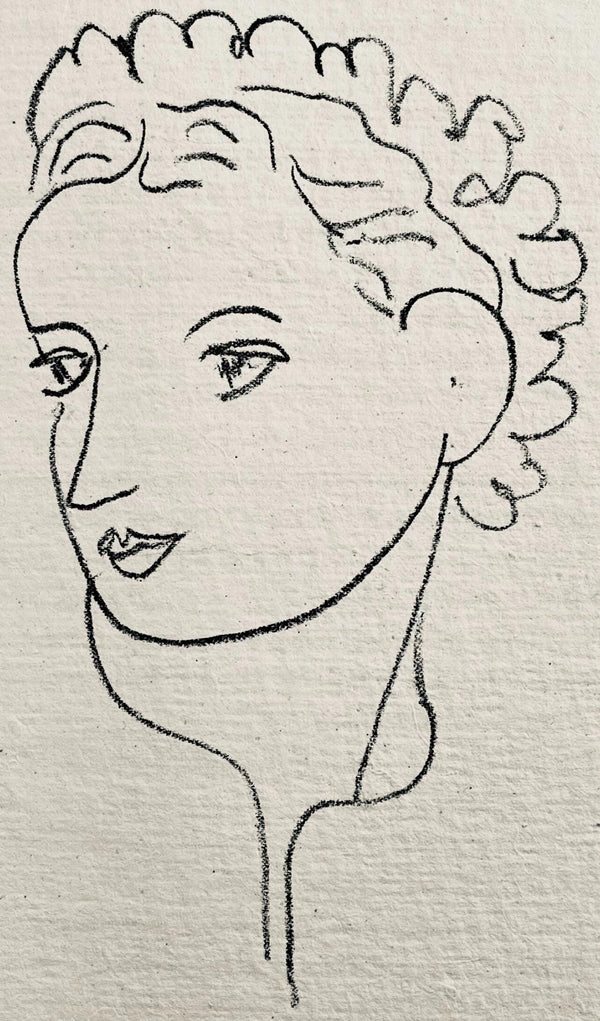 Henri Matisse, Lithographie II (Duthuit 20), Repli, Gravures de Henri Matisse, Limited Edition Lithograph