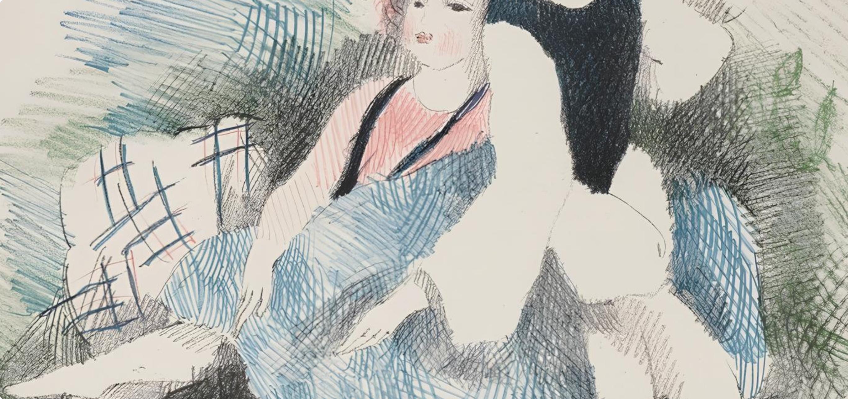 Marie Laurencin, Composition, Alice's Adventures in Wonderland, Limited Edition Lithograph