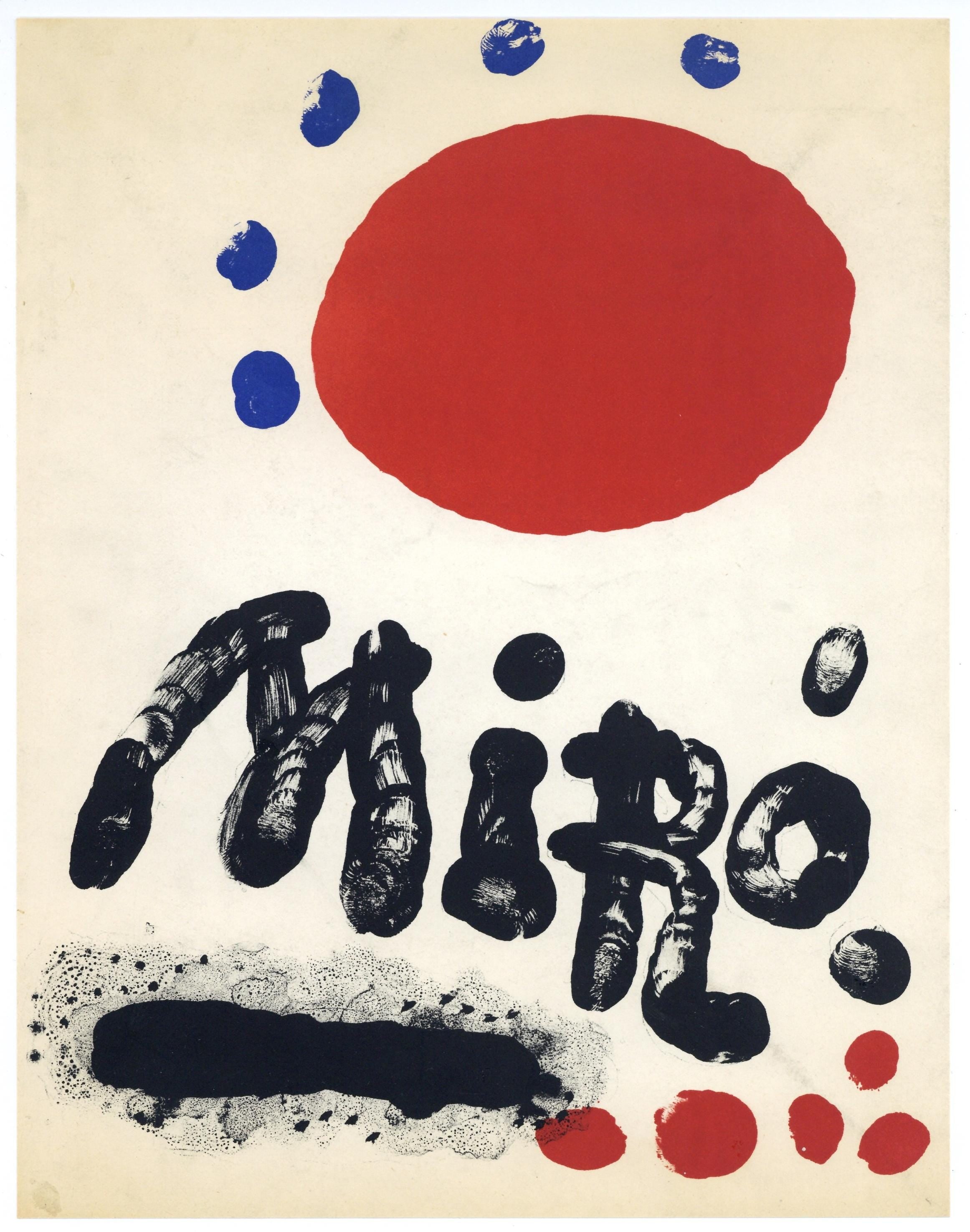 Joan Miró, Composition (Mourlot 206), Miró, Recent Paintings, Limited Edition Lithograph