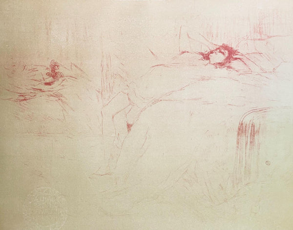 Henri de Toulouse-Lautrec, Composition, Images de Lautrec, 21 Planches en Couleurs, Collezione dell'Obelisco, Limited Edition Lithograph