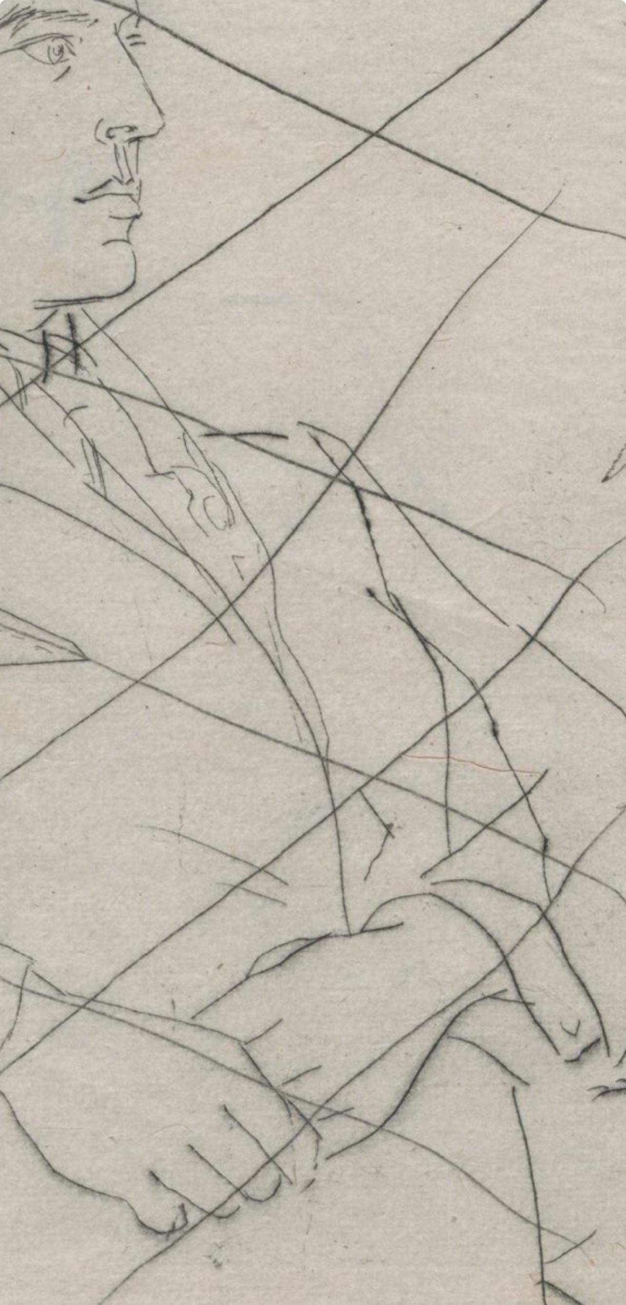 Pablo Picasso, André Breton (Cramer 12; Bloch 63), Clair de Terre, Limited Edition Etching
