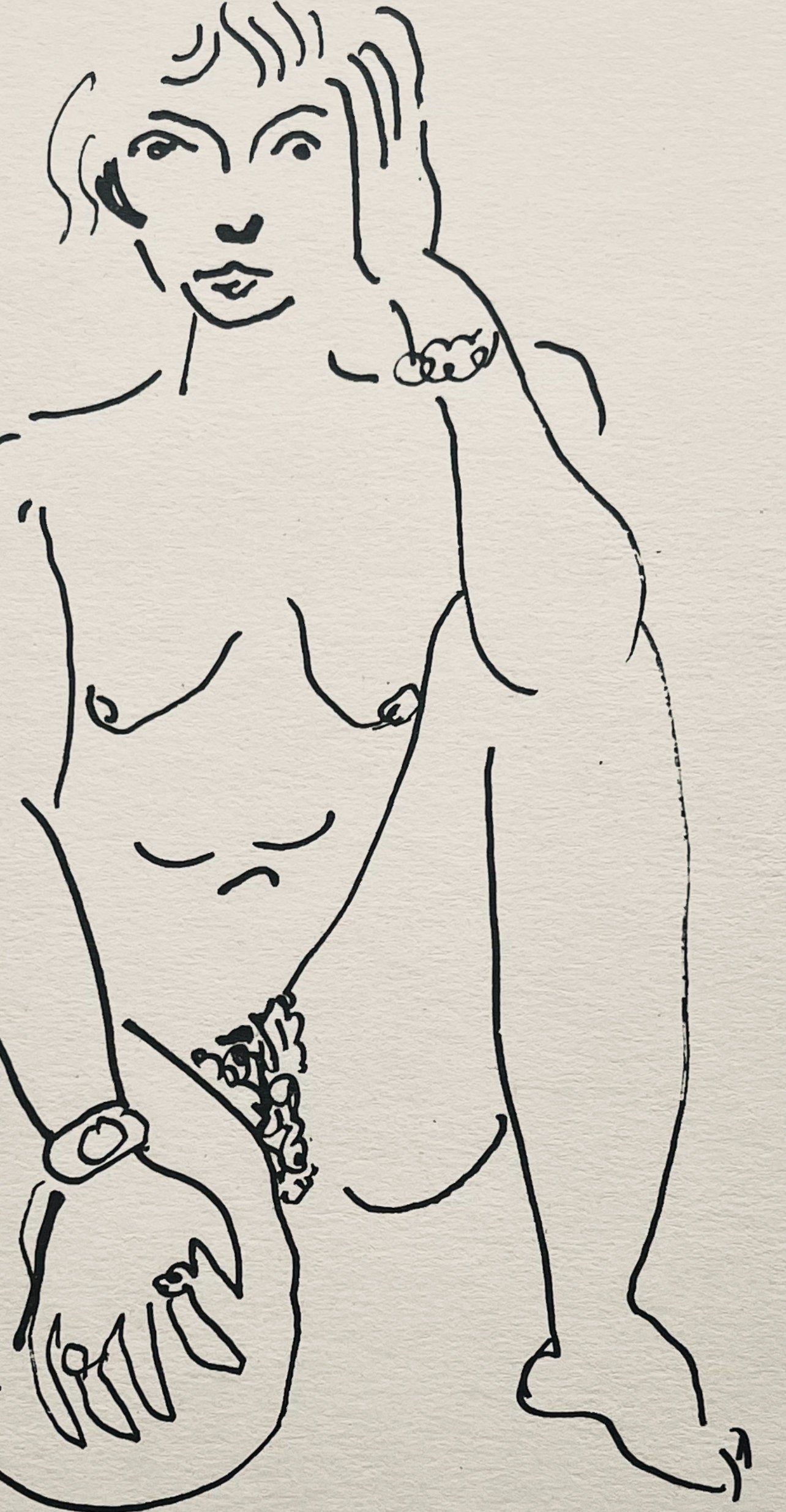 Henri Matisse, Composition (Dutel 3), Dessins de Henri-Matisse, Limited Edition Lithograph