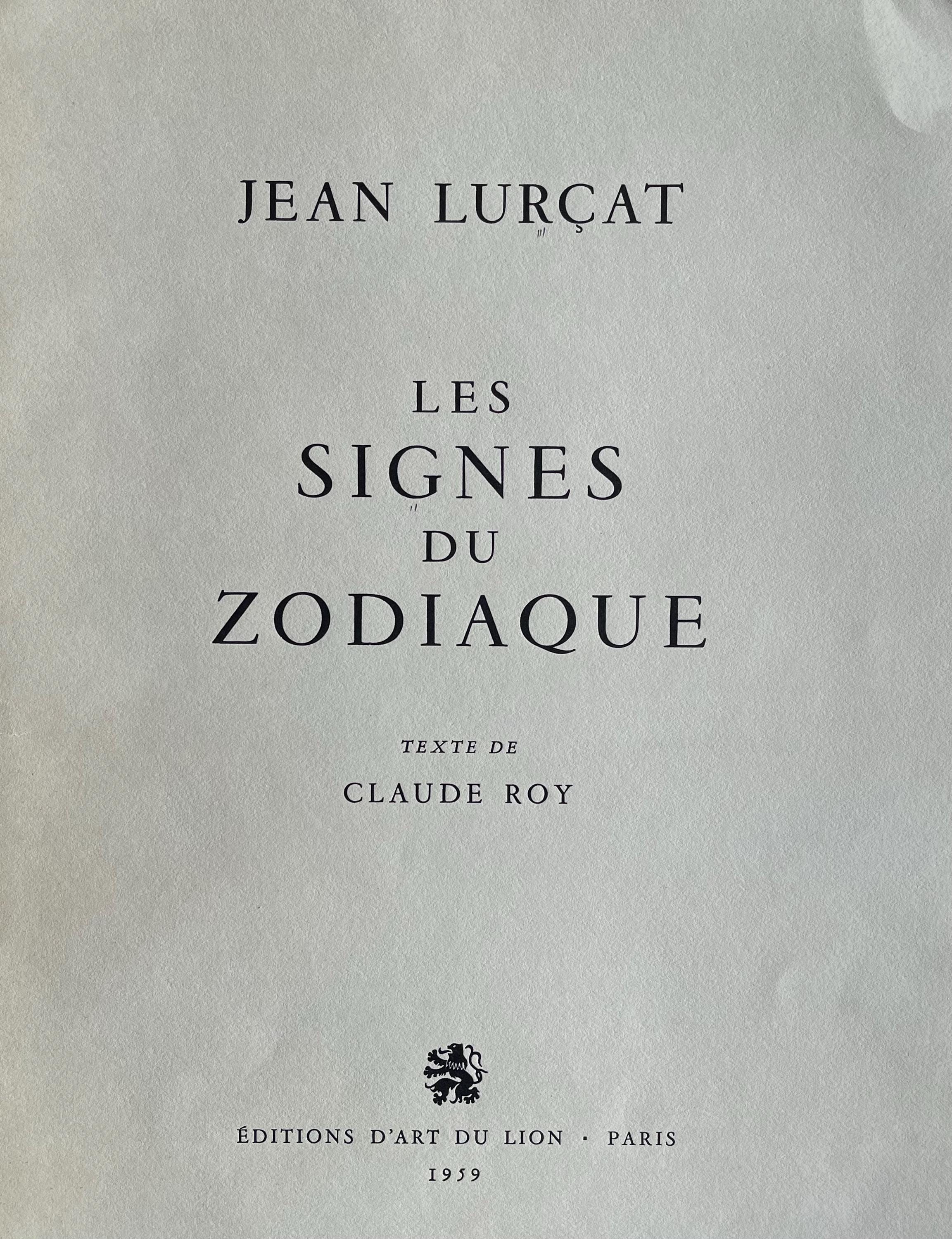 Jean Lurçat, Le Lion (Leo), Les Signes du zodiaque, Limited Edition Lithograph