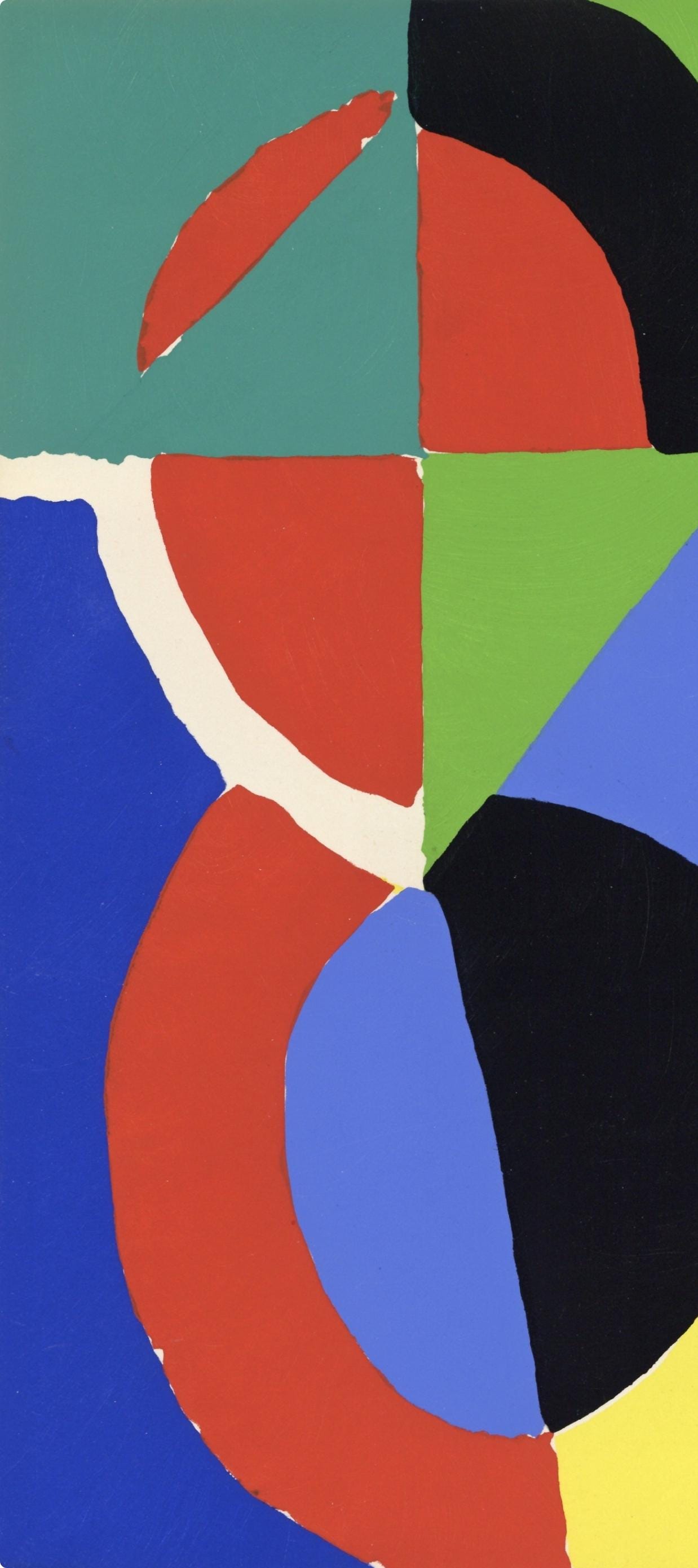 Sonia Delaunay, Composition, XXe siècle, Limited Edition Lithograph