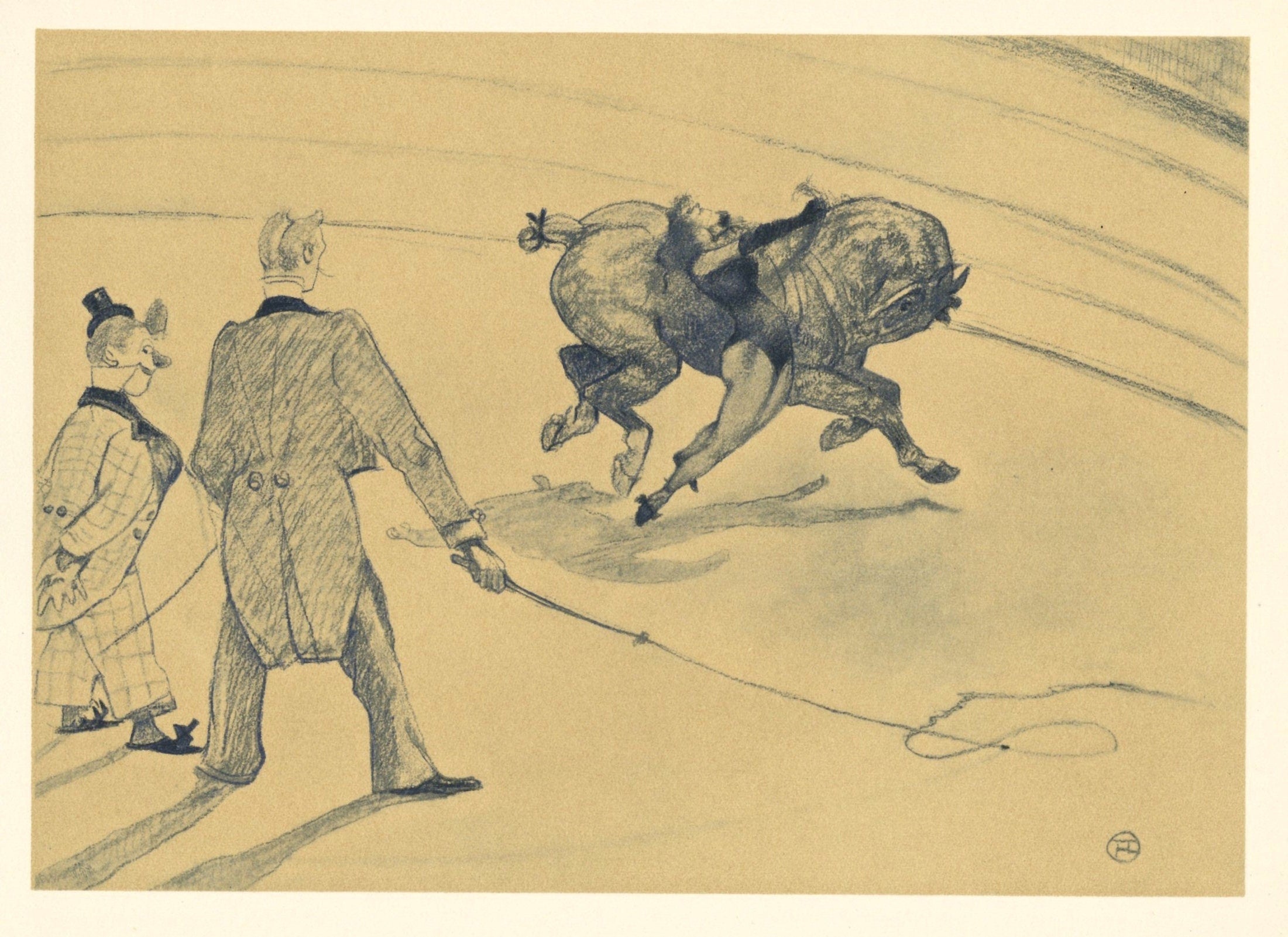 Henri de Toulouse-Lautrec, Voltige, The Circus by Toulouse-Lautrec, Limited Edition Lithograph