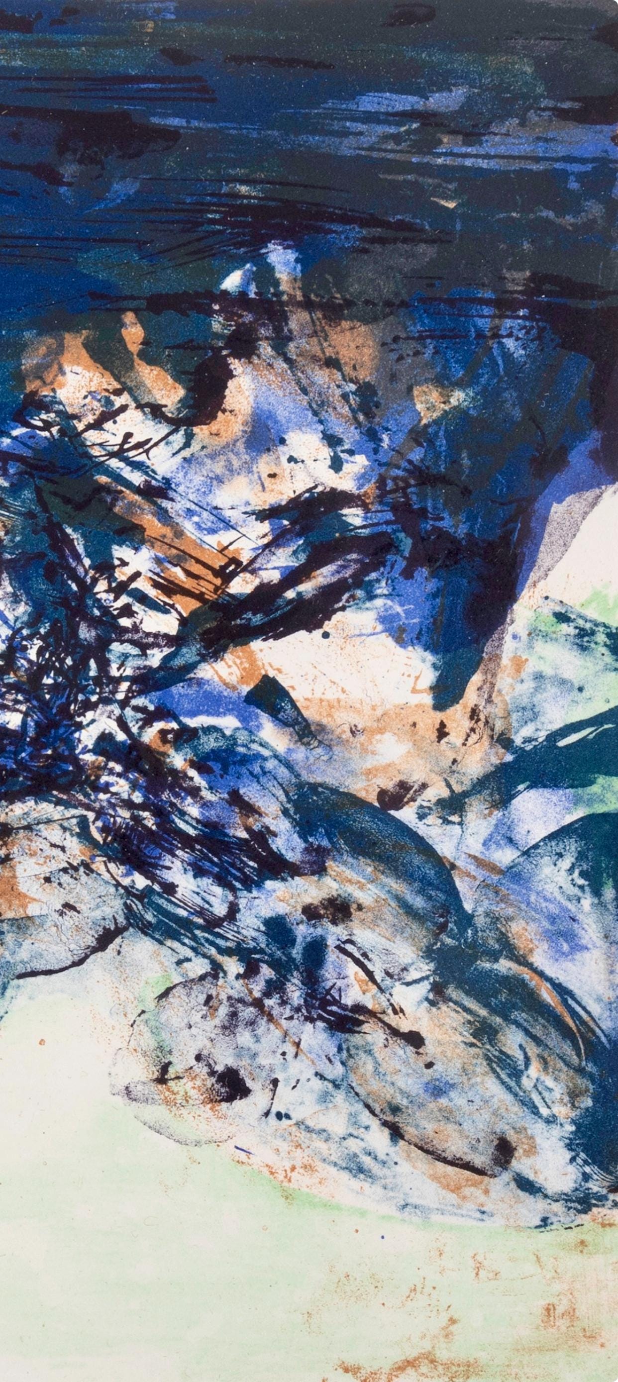 Zao Wou-Ki 赵无极, San Lazzaro et ses Amis, XXe Siècle, Limited Edition Lithograph
