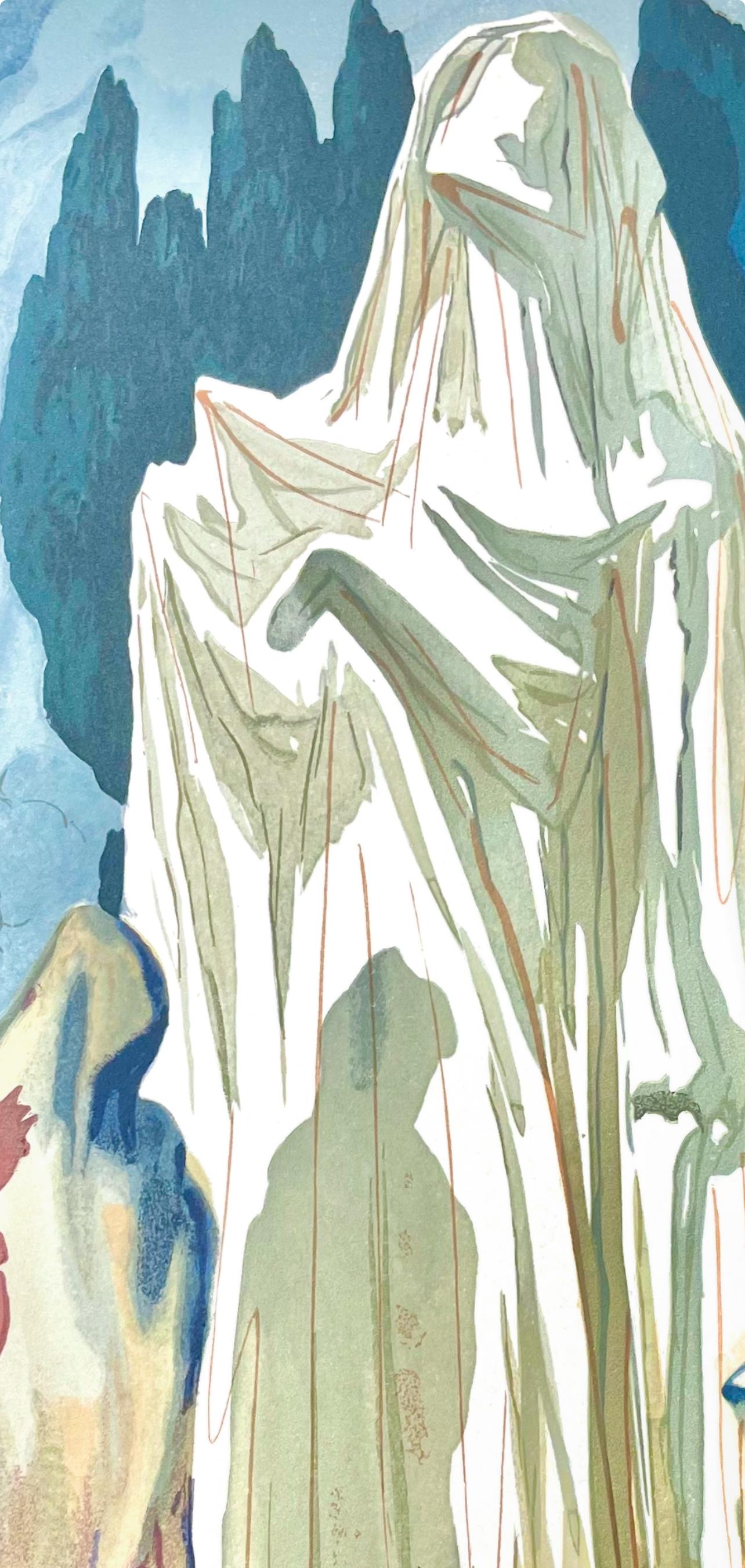 Salvador Dali, Hölle X (Field 189-200; Michler/Löpsinger 1039-1138), Die Göttliche Komödie, Signed, Limited Edition Woodcut