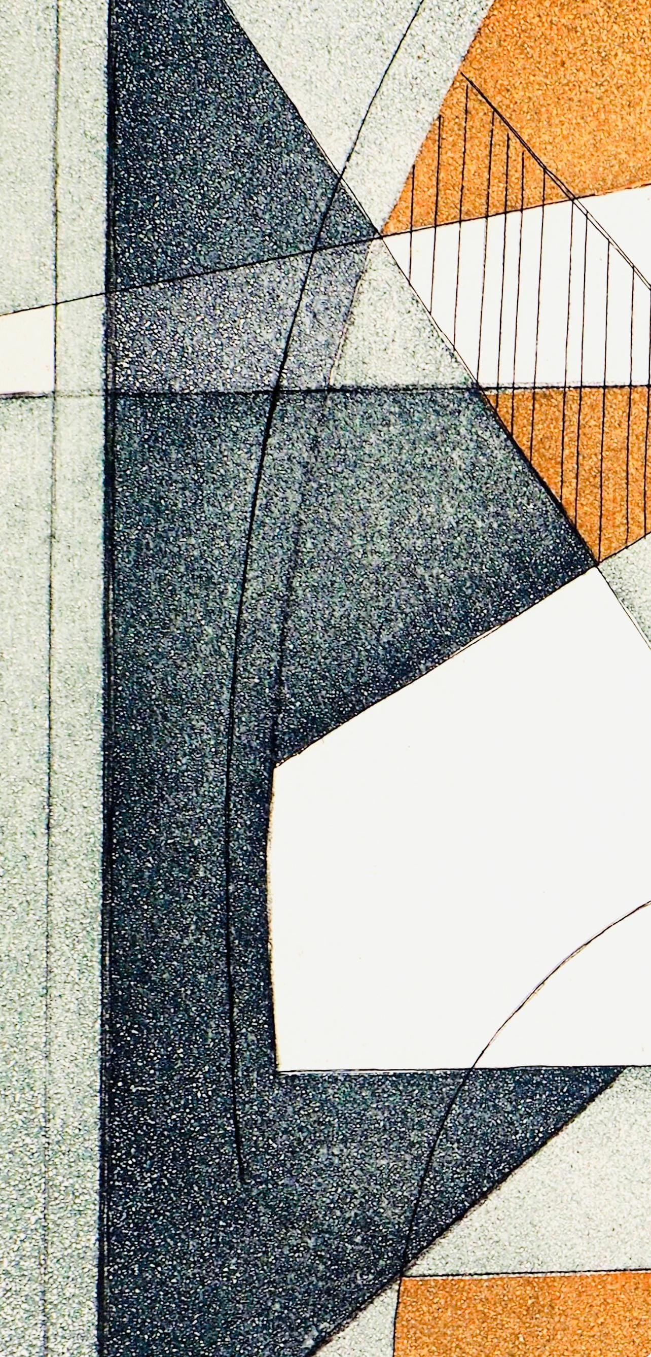 Alberto Magnelli, Projets de Pégase, Paroles peintes I, Limited Edition Etching