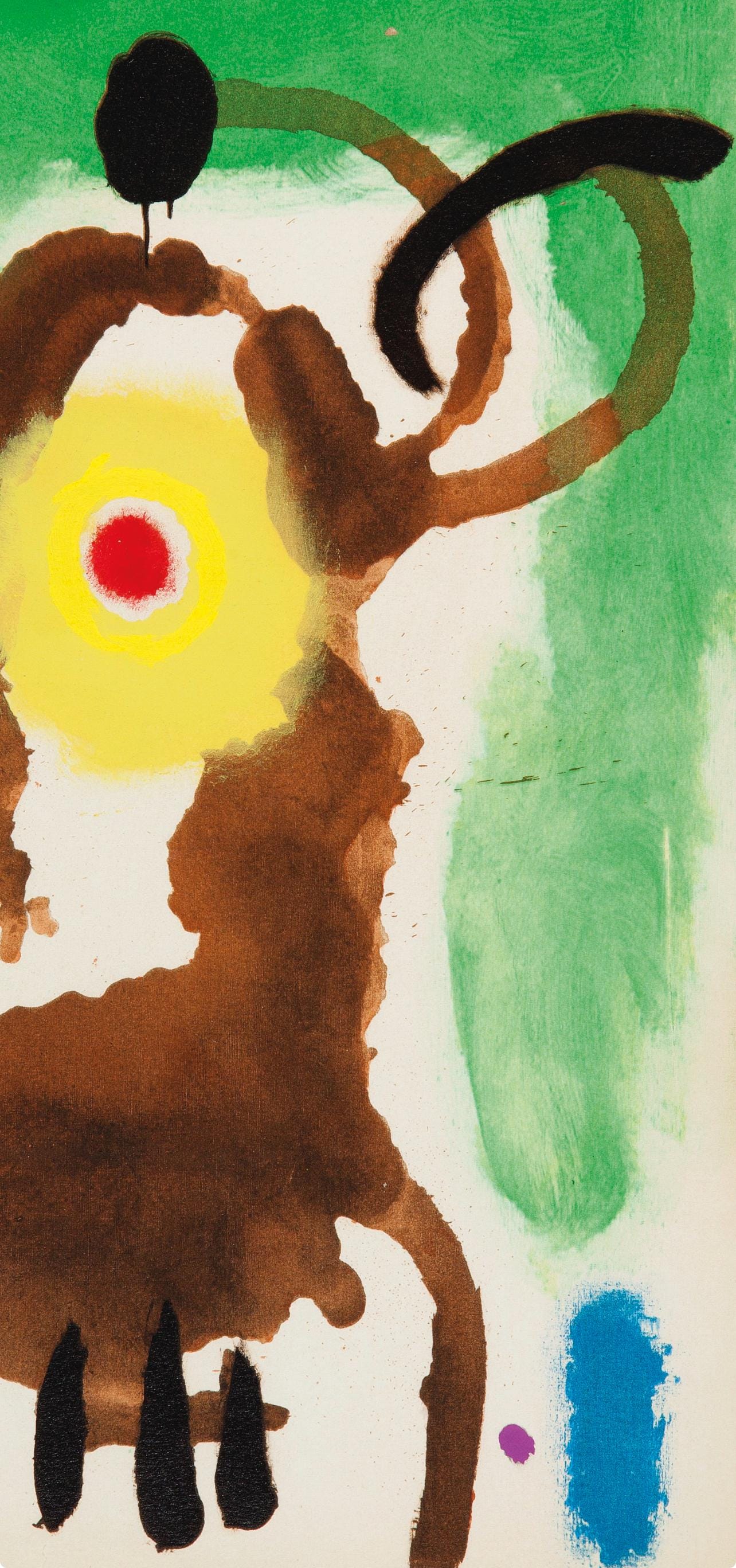 Joan Miró, Composition (Cramer 69; Dupin 292; Mourlot 286-294), Miró 1959-1960, Limited Edition Lithograph