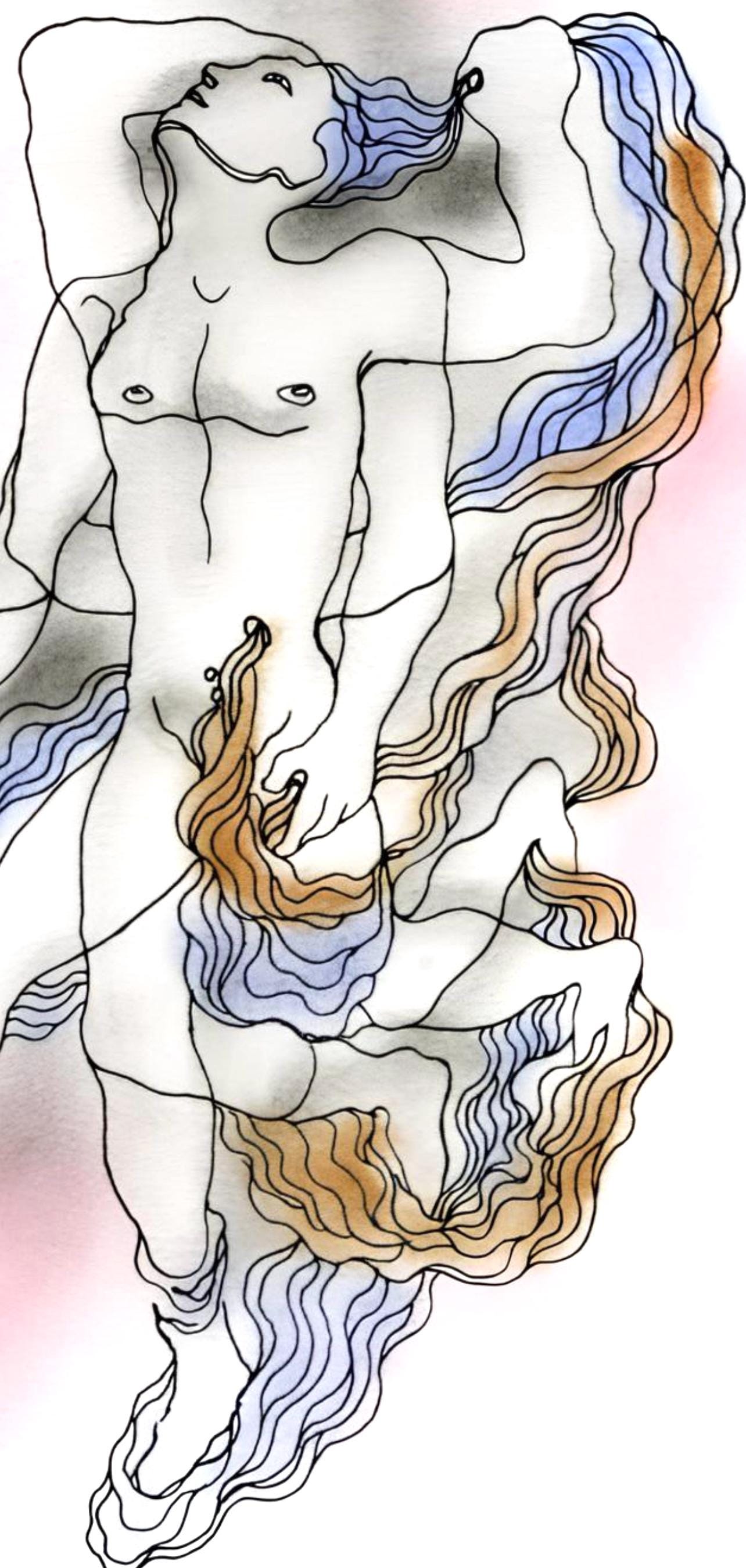 Jean Cocteau, Composition, Le Livre Blanc, Limited Edition Lithograph
