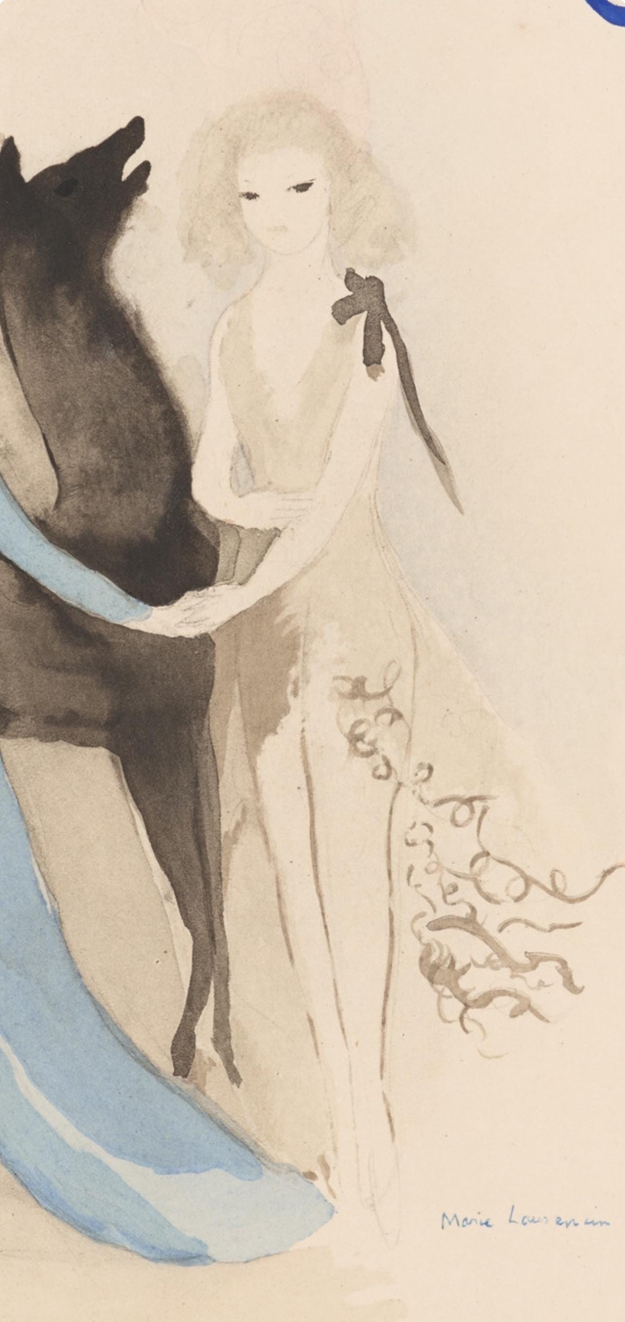 Marie Laurencin, Composition, Les Biches, Limited Edition Lithograph