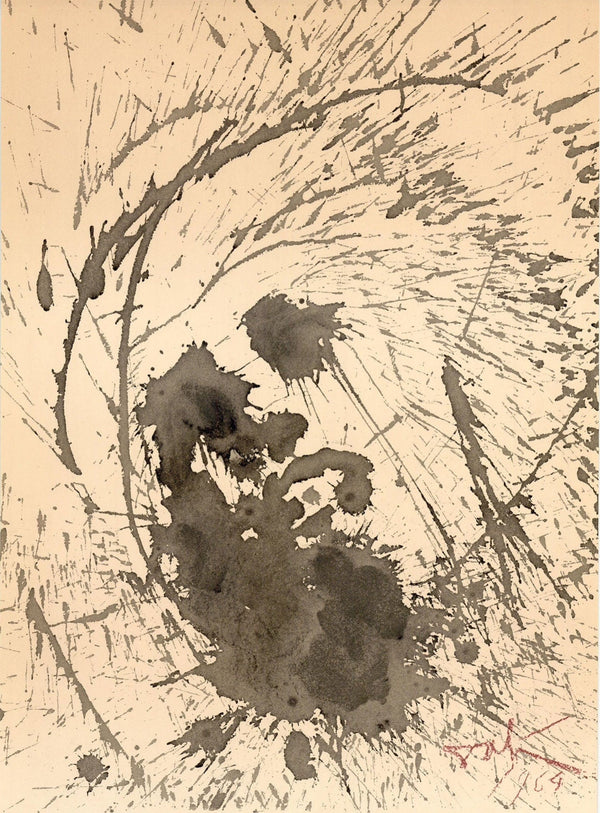 Salvador Dali, Composition (Michler/Löpsinger 1600; Field 69-3), Biblia Sacra, Limited Edition Lithograph