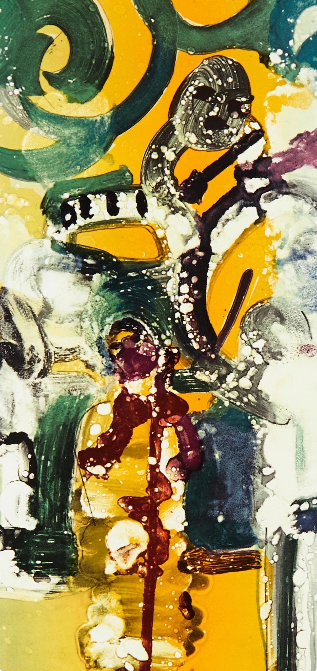 Romare Bearden, Introduction for a Blues Queen (Gelburd/Rosenberg 70-77), Jazz Series, Limited Edition Lithograph