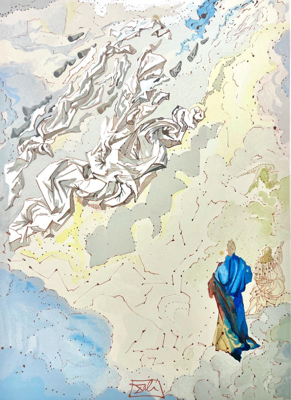 Salvador Dali, Paradies XXI (Field 189-200; Michler/Löpsinger 1039-1138), Die Göttliche Komödie, Signed, Limited Edition Woodcut