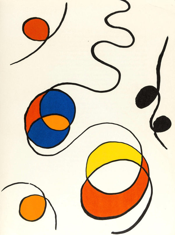 Alexander Calder, Composition, Derrière le miroir, Limited Edition Lithograph