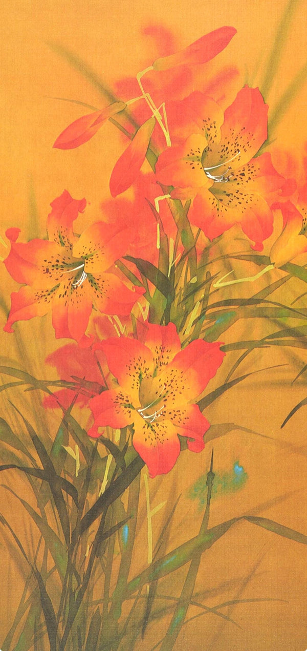 David Lee, Tiger Lillies, Original Edition Offset Lithograph