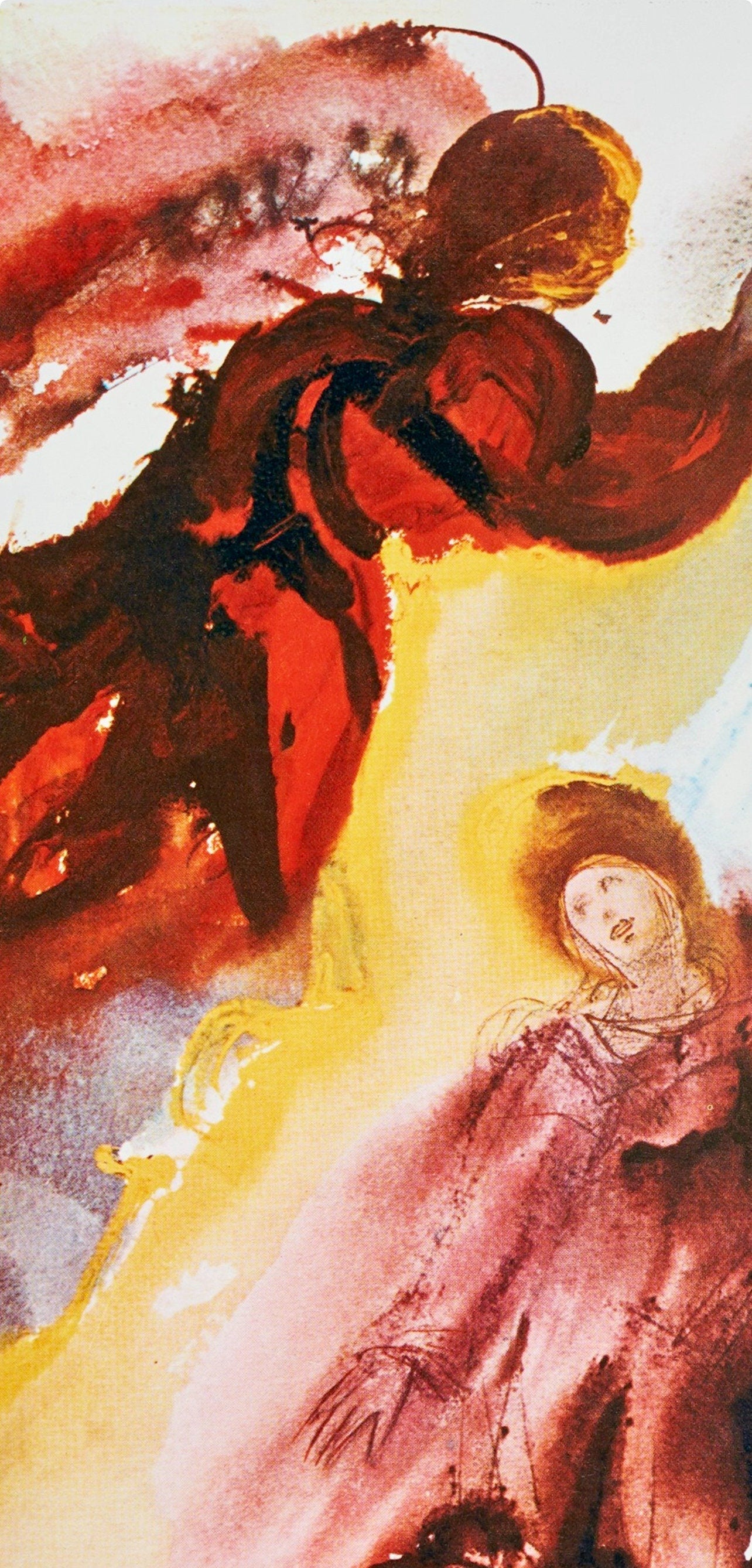 Salvador Dali, Composition (Michler/Löpsinger 1600; Field 69-3), Biblia Sacra, Limited Edition Lithograph