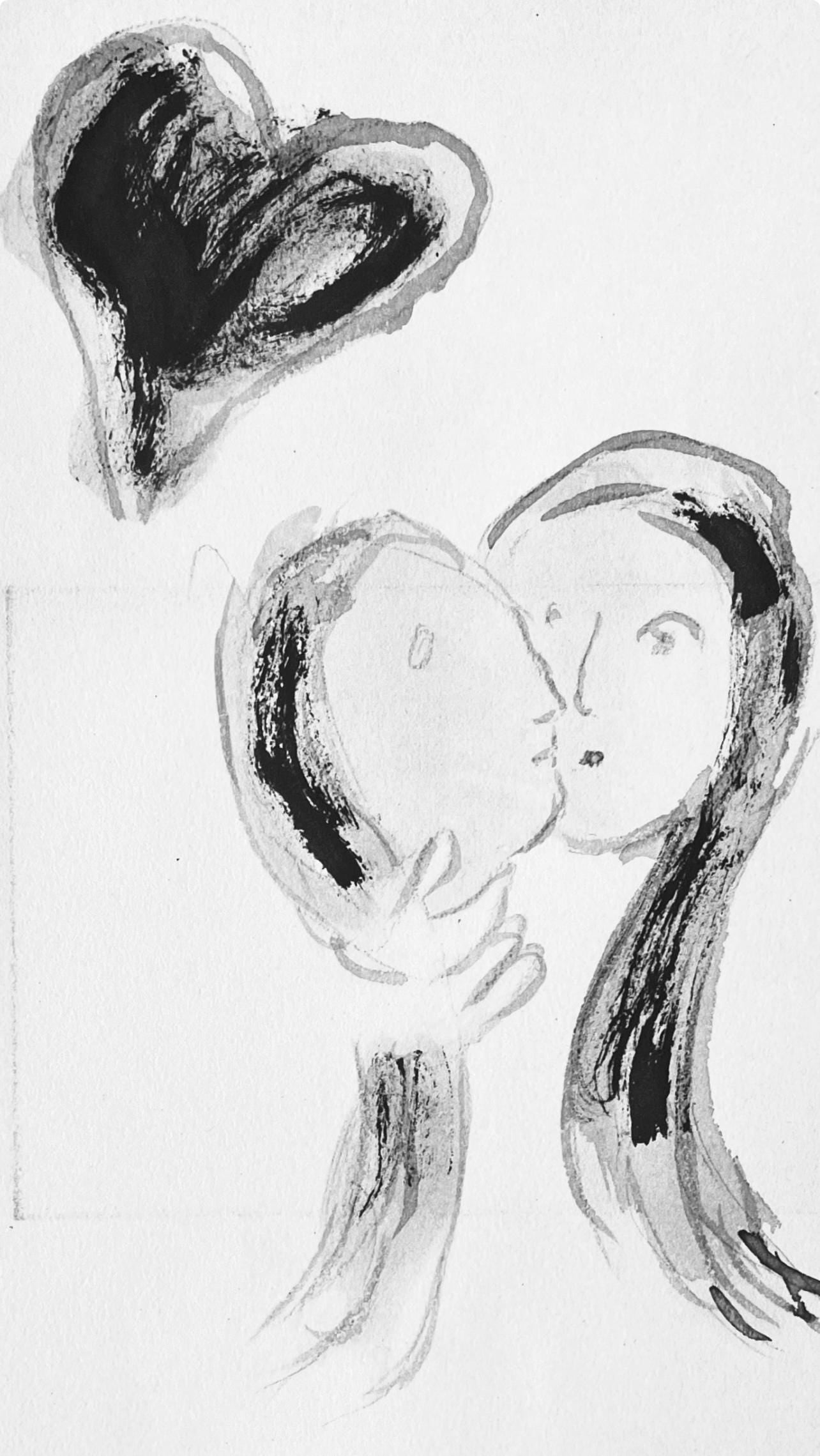Marc Chagall, Composition, Contes de Boccace, Verve: Revue Artistique et Littéraire, Limited Edition Lithograph