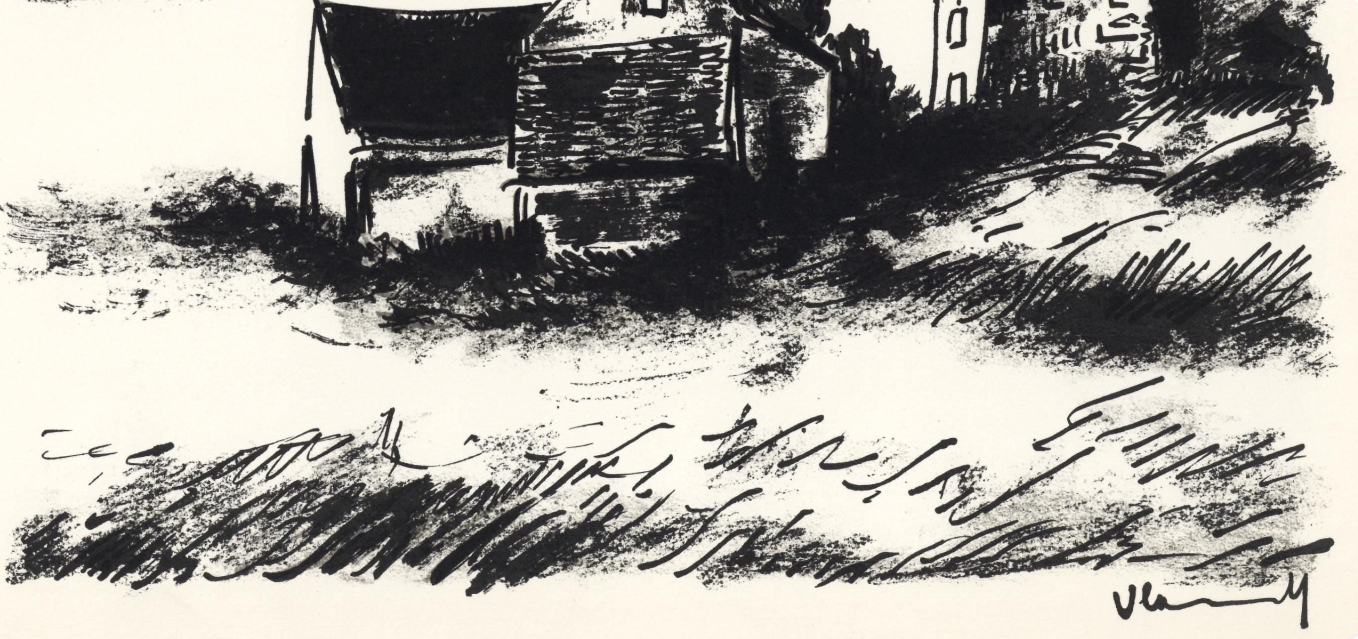 Maurice de Vlaminck, La Potinière à Rueil, Limited Edition Lithograph