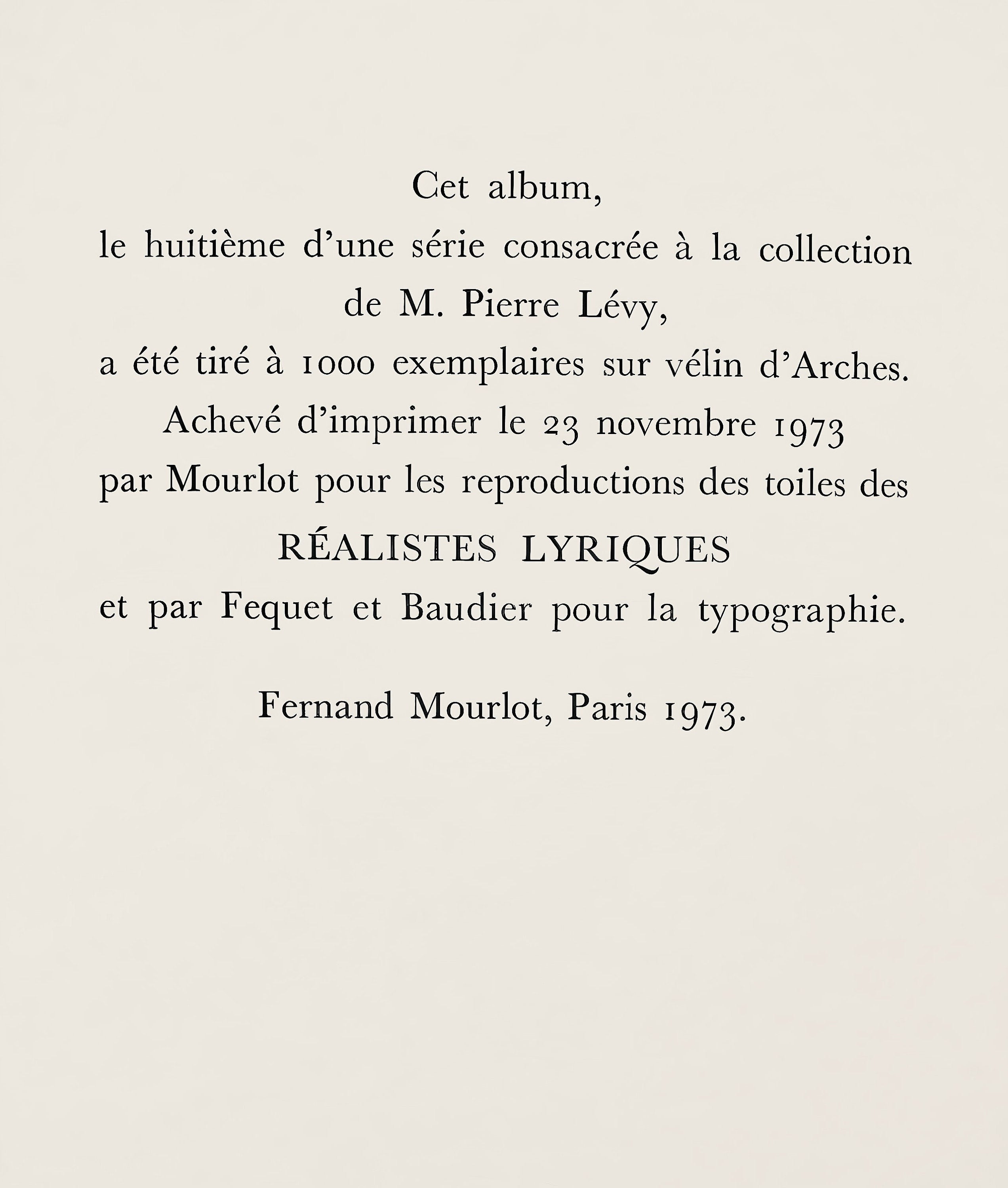 Gustave Courbet, Marc Trapadoux examinant un livre d'estampes, Les Réalistes Lyriques, Collection Pierre Lévy, Limited Edition Lithograph